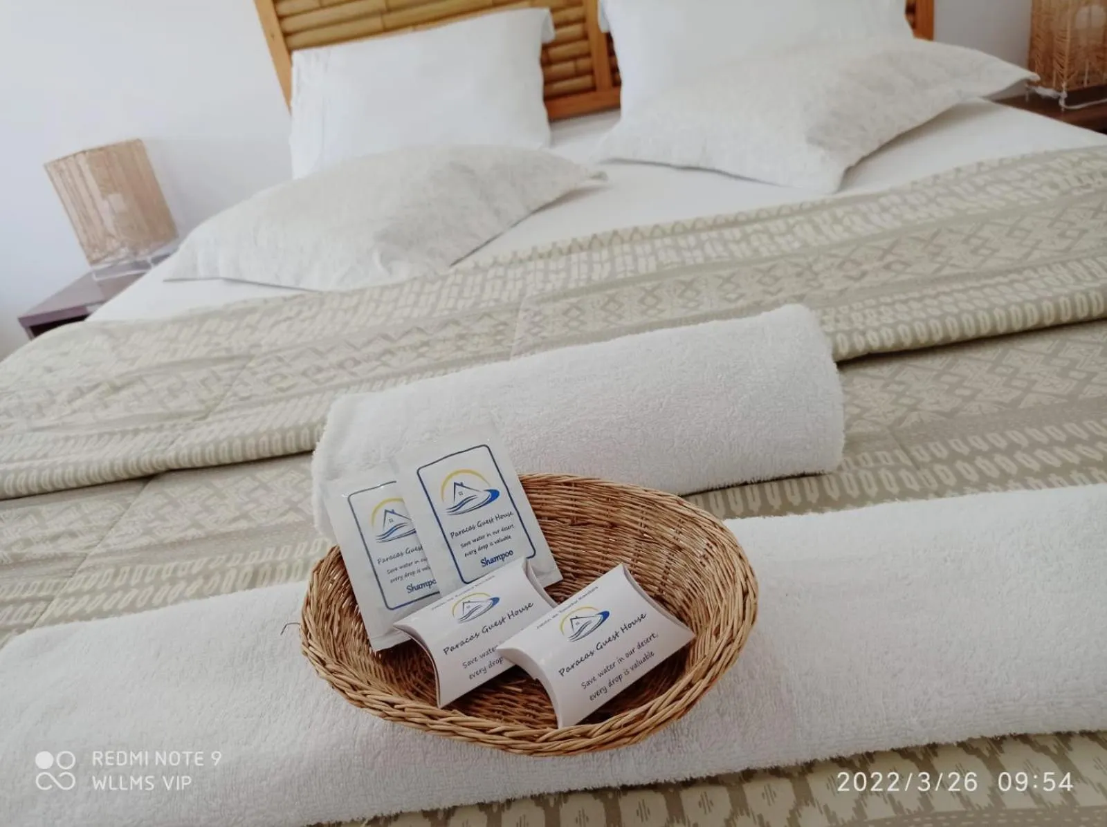 Bed in Paracas Guest House