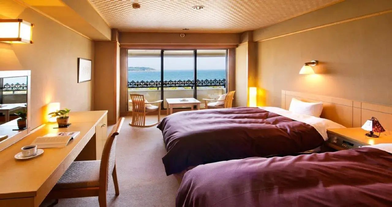 Deluxe Twin Room in Ryugu Hotel Deluxe Twin Room in Ryugu Hotel