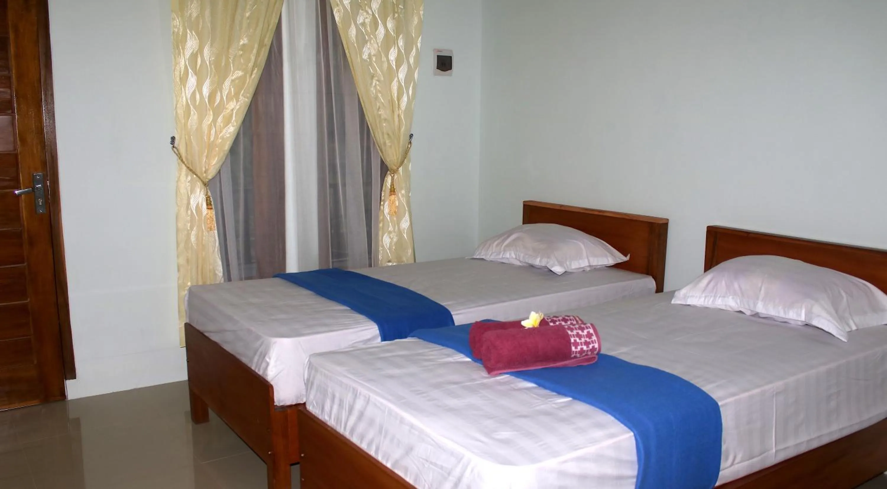 Bed in Arrys Watukarung Surfcamp