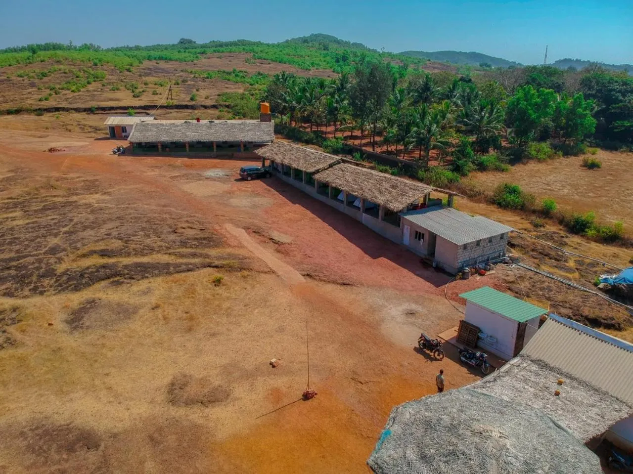 Bird's eye view in HosteLife Gokarna