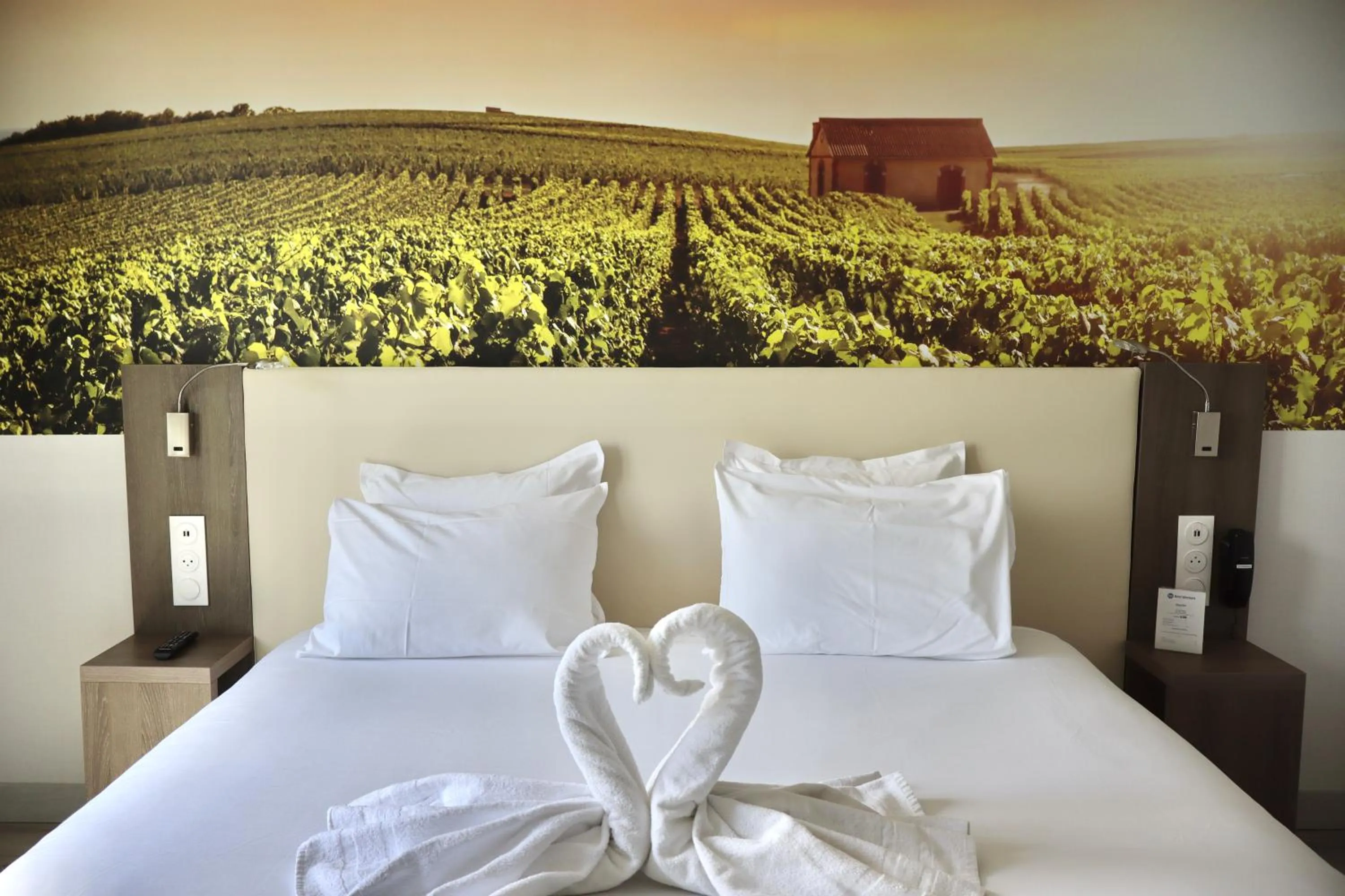 Bed in Best Western Hotel Ile de France