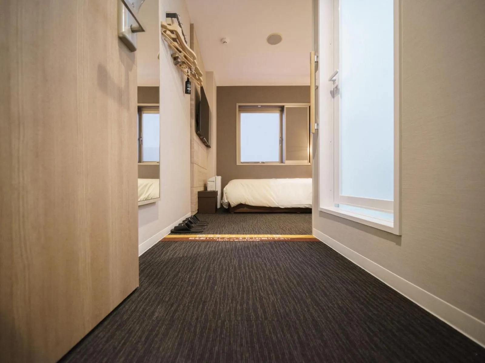 Bed in Super Hotel Umeda Higobashi