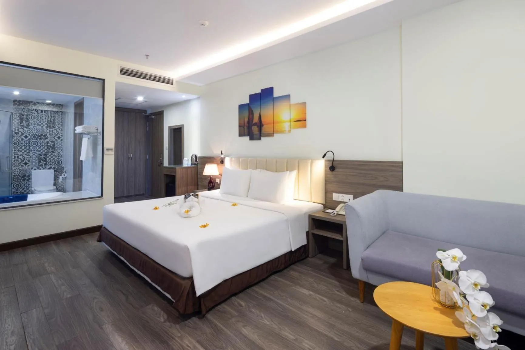 Bed in Xavia Hotel