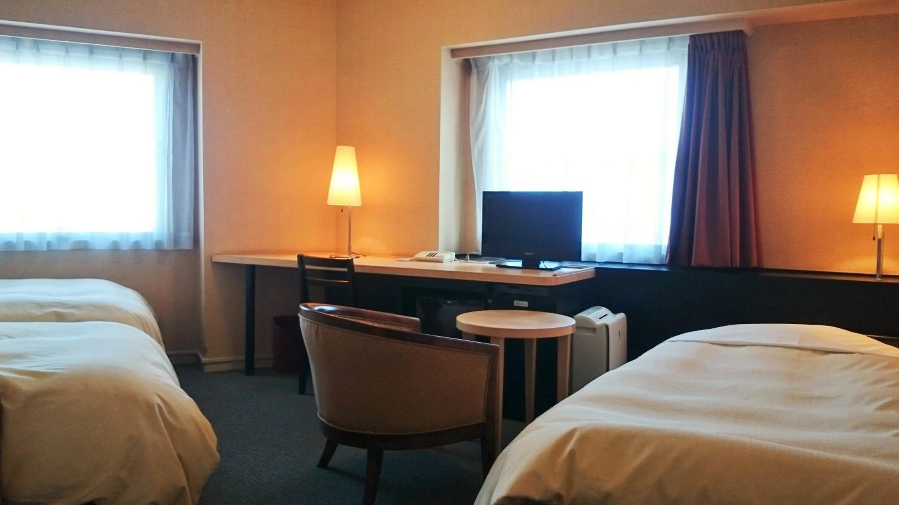 Bed in Hotel Crown Hills Kushiro