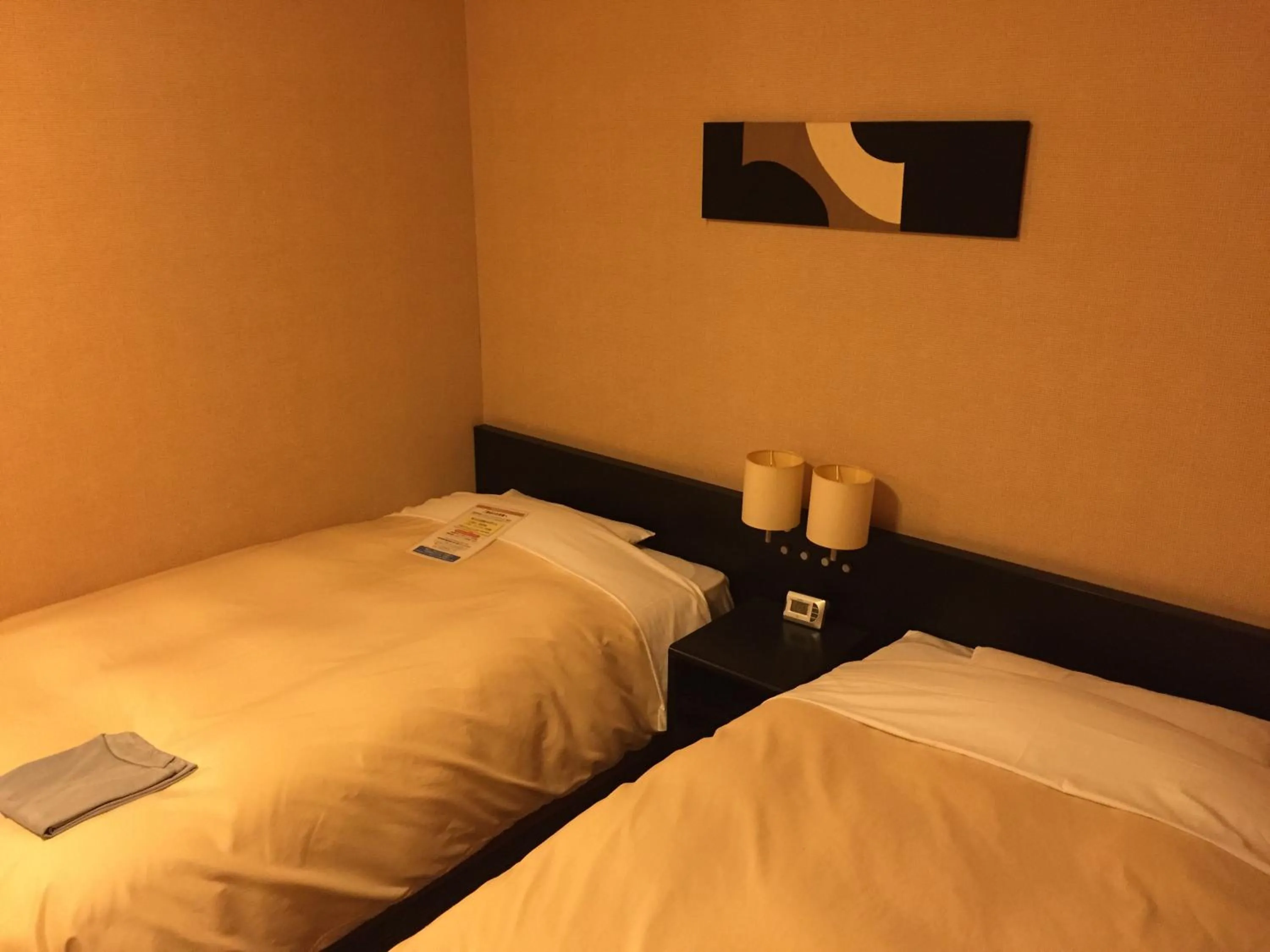 Bed in Hotel Crown Hills Kushiro