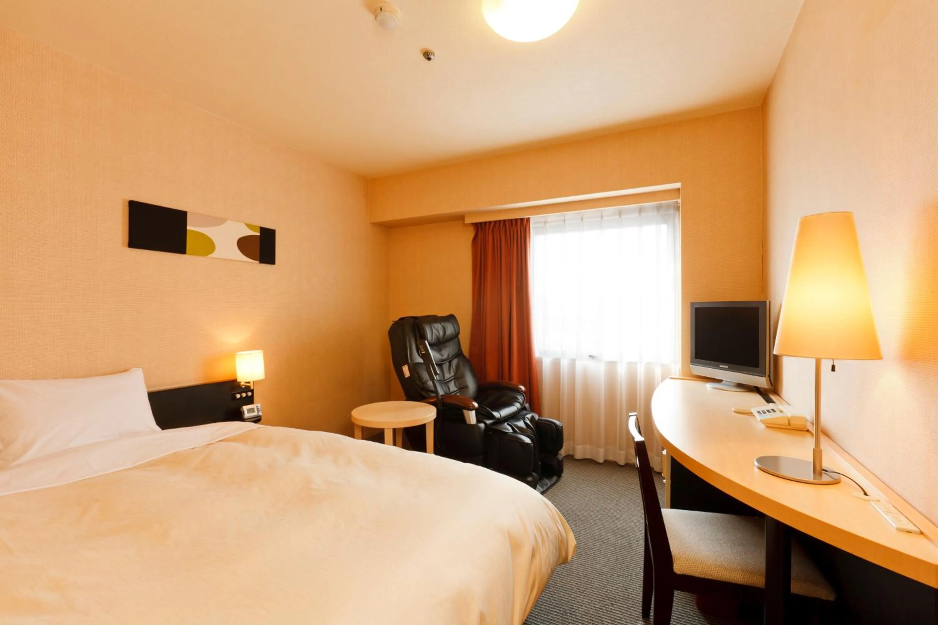 Bed in Hotel Crown Hills Kushiro
