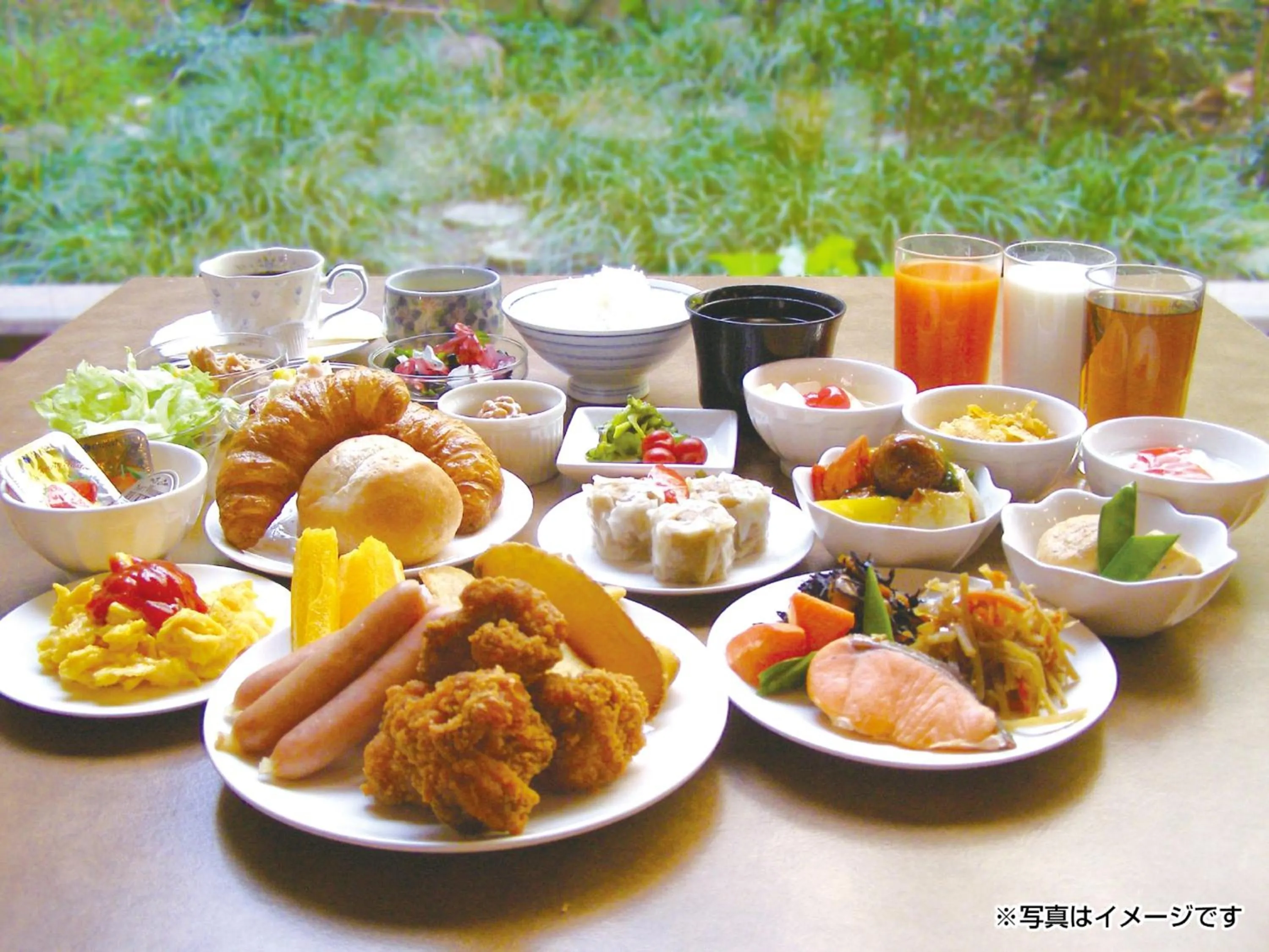 Buffet breakfast in Hotel Crown Hills Kushiro