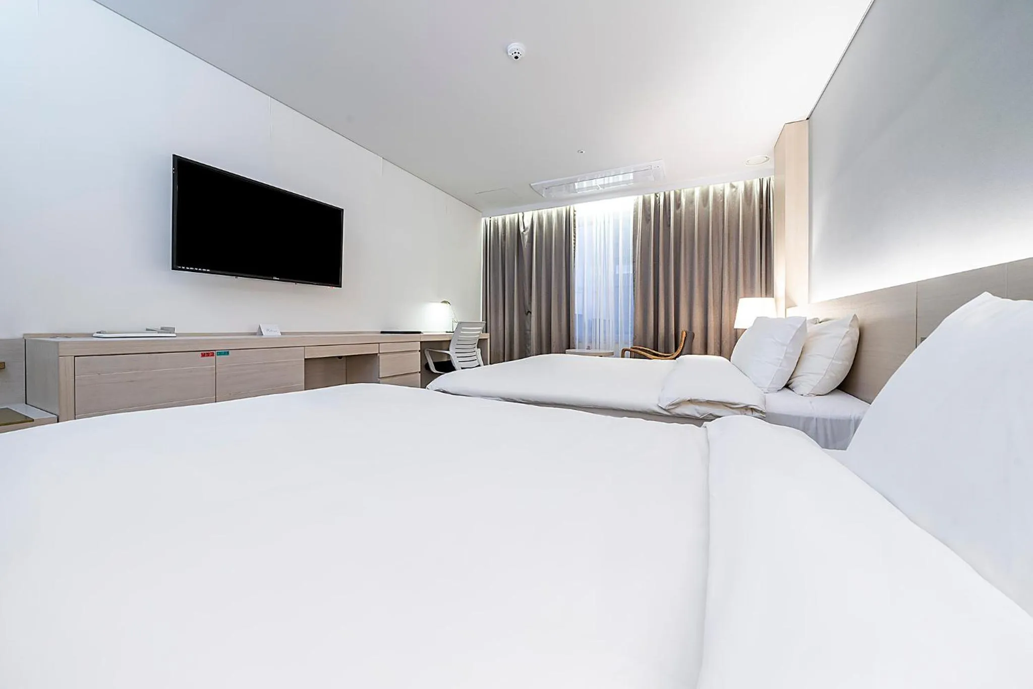 Bed in Wonju Citi Hotel