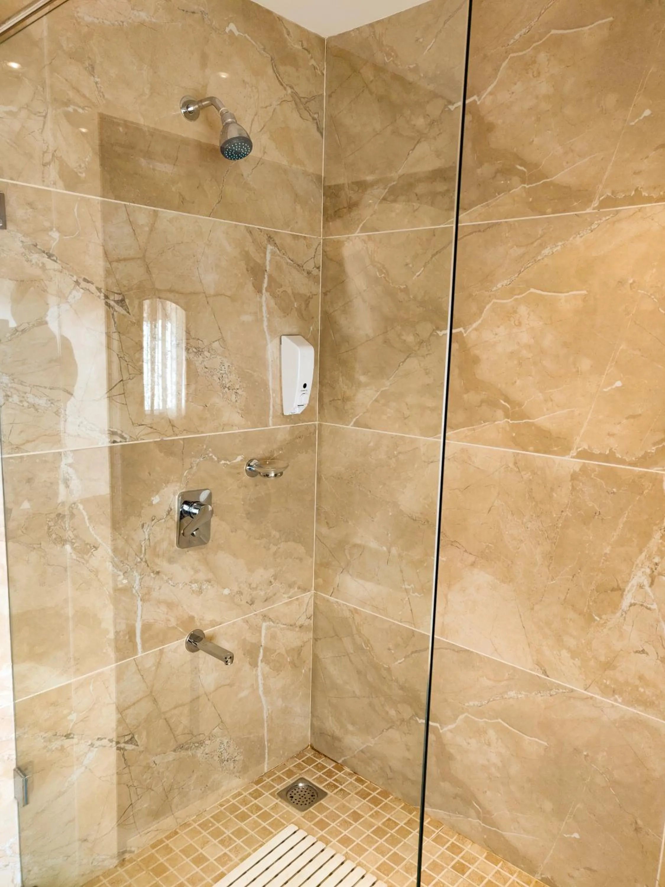 Shower in WelcomHeritage Kasmanda Palace