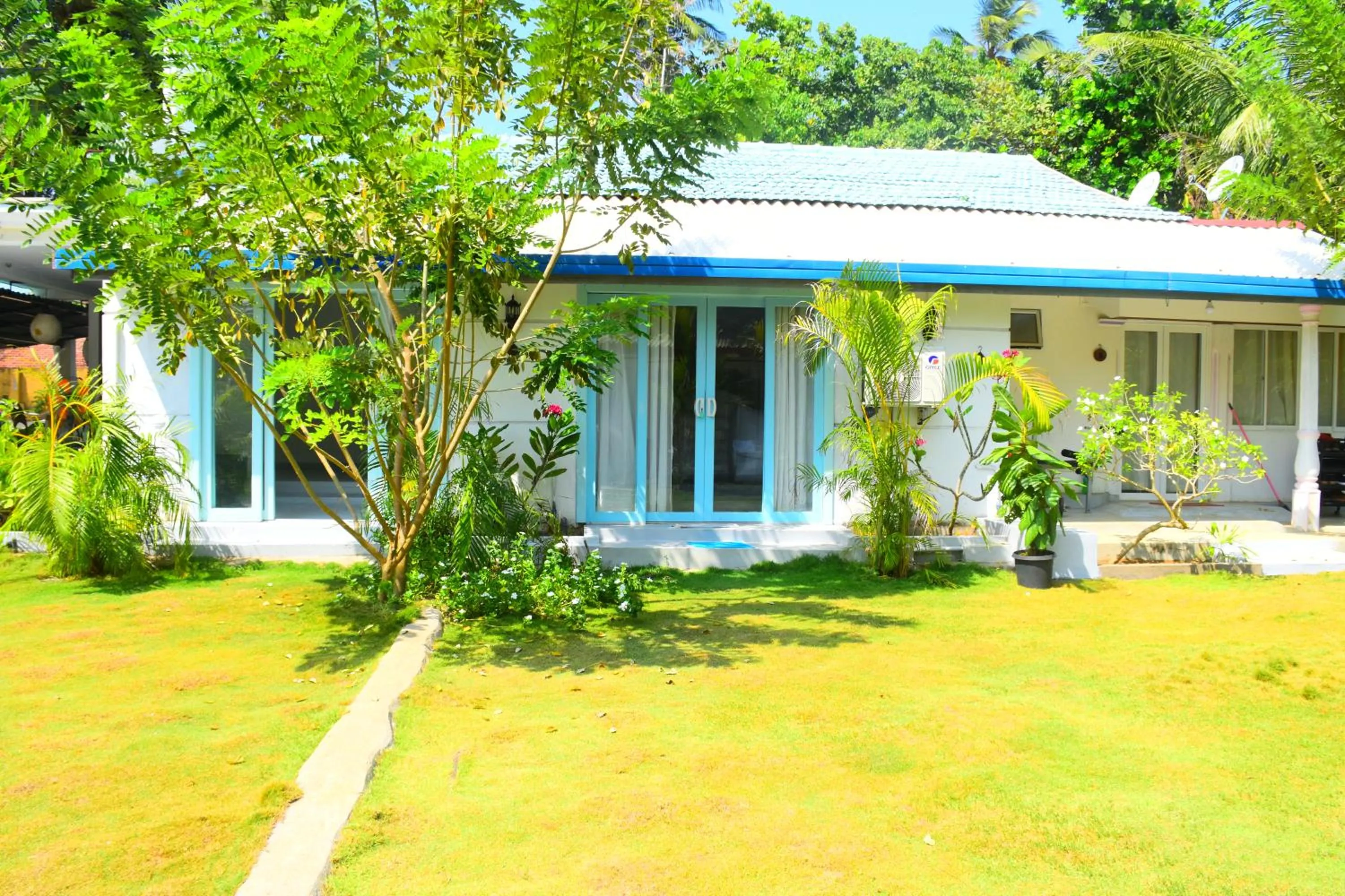 Garden view in Ocean Caves, Balapitiya