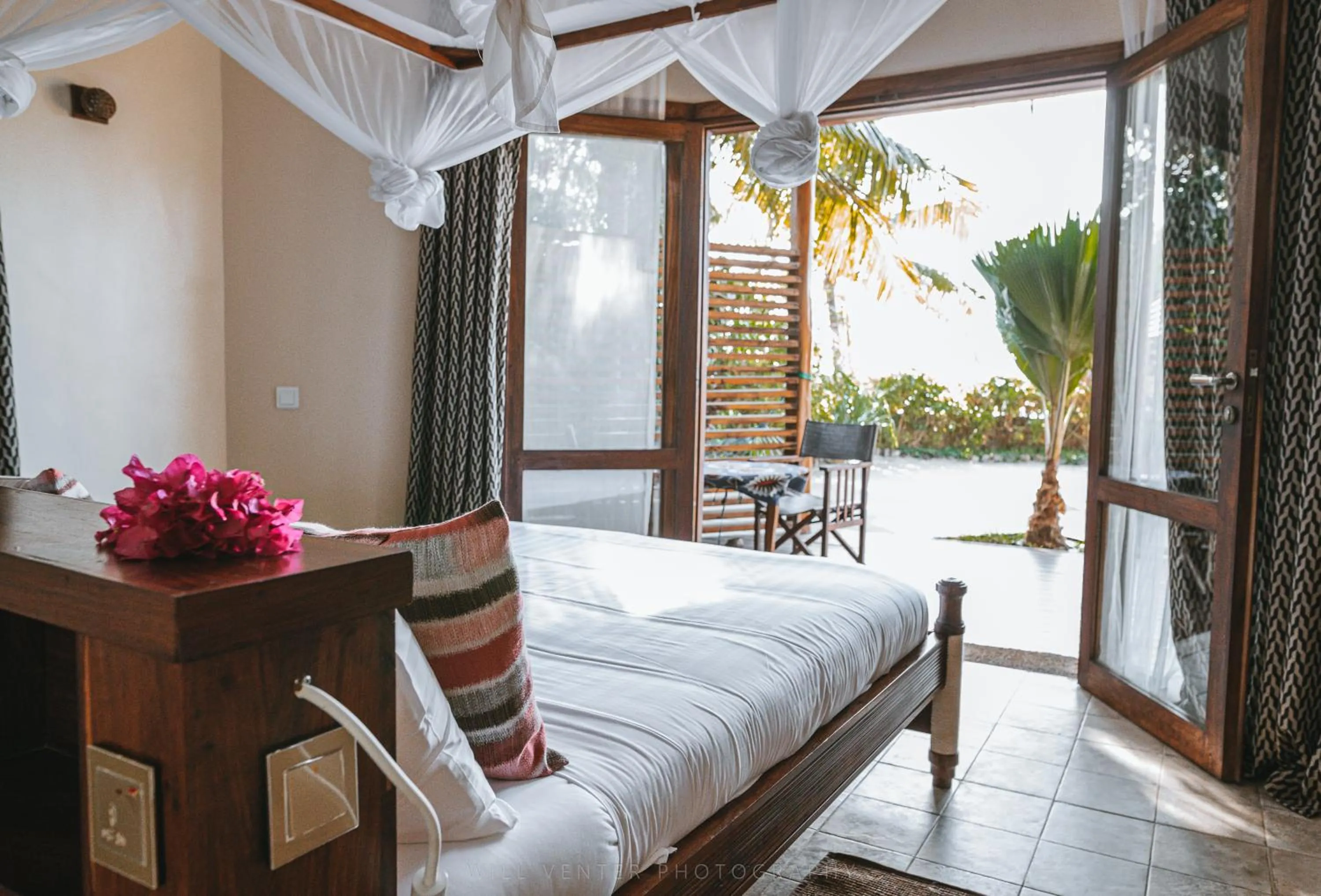 Bed in Zanziblue Boutique Villas