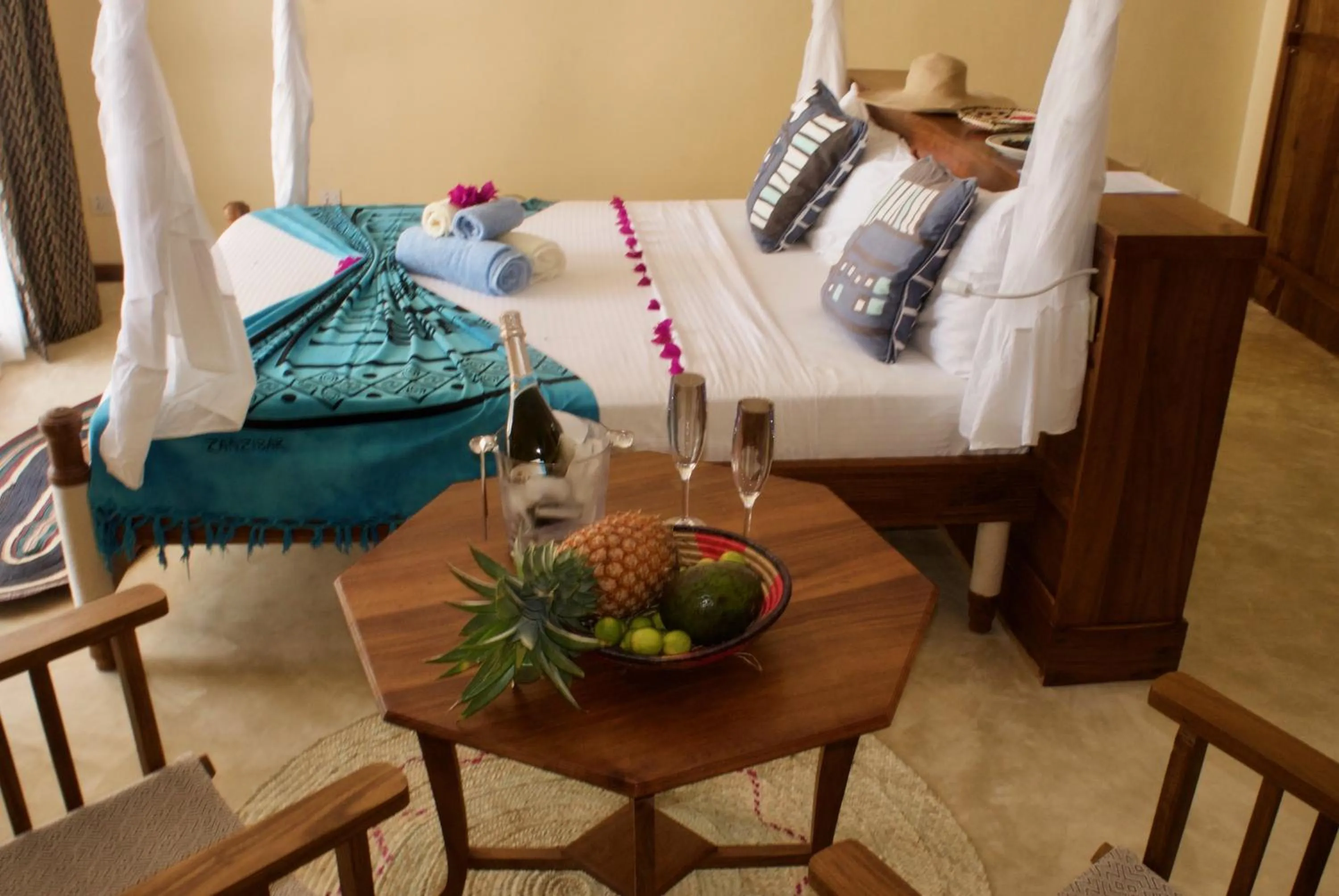 Bedroom, Bed in Zanziblue Boutique Villas