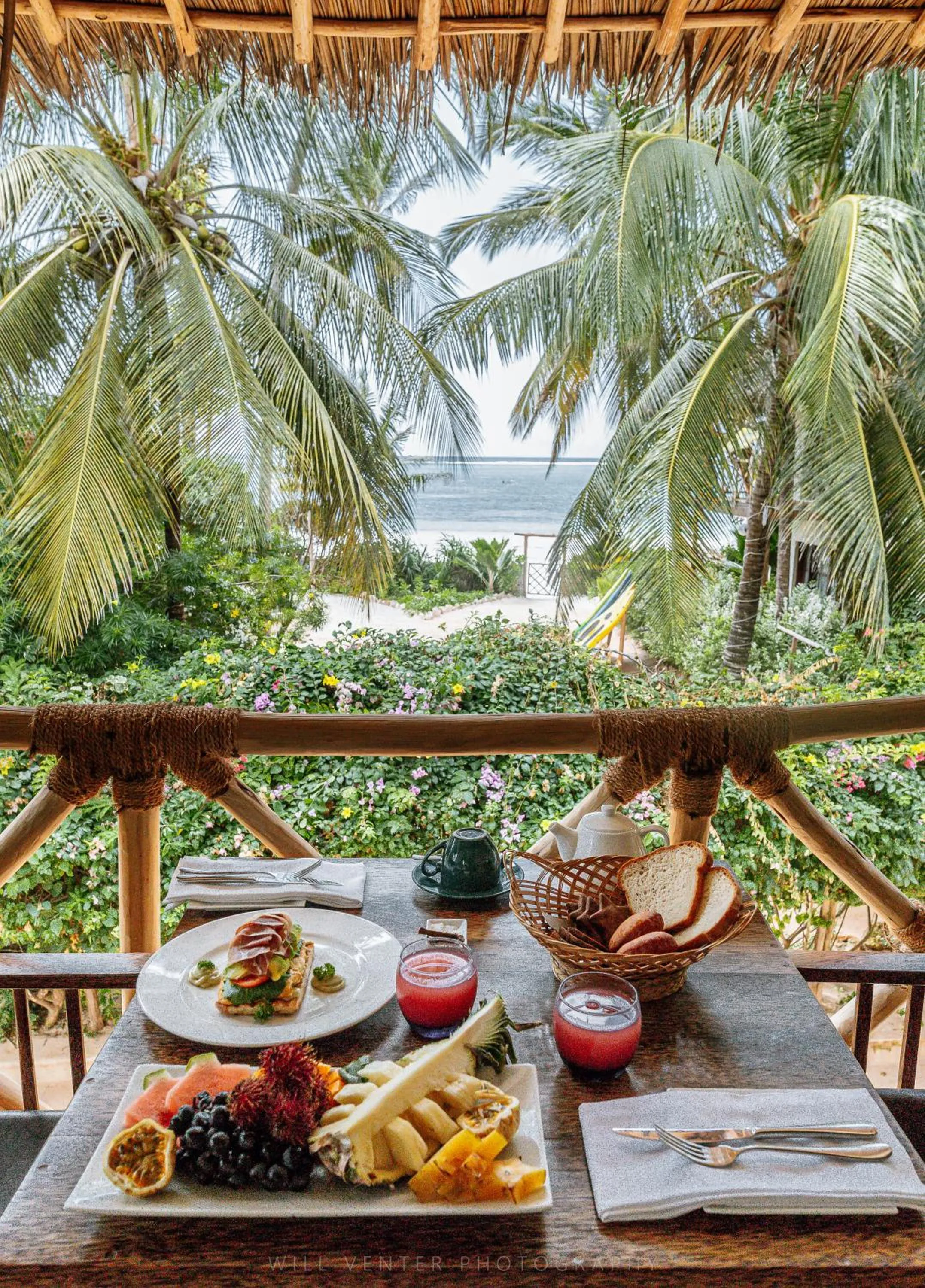 Food and drinks in Zanziblue Boutique Villas