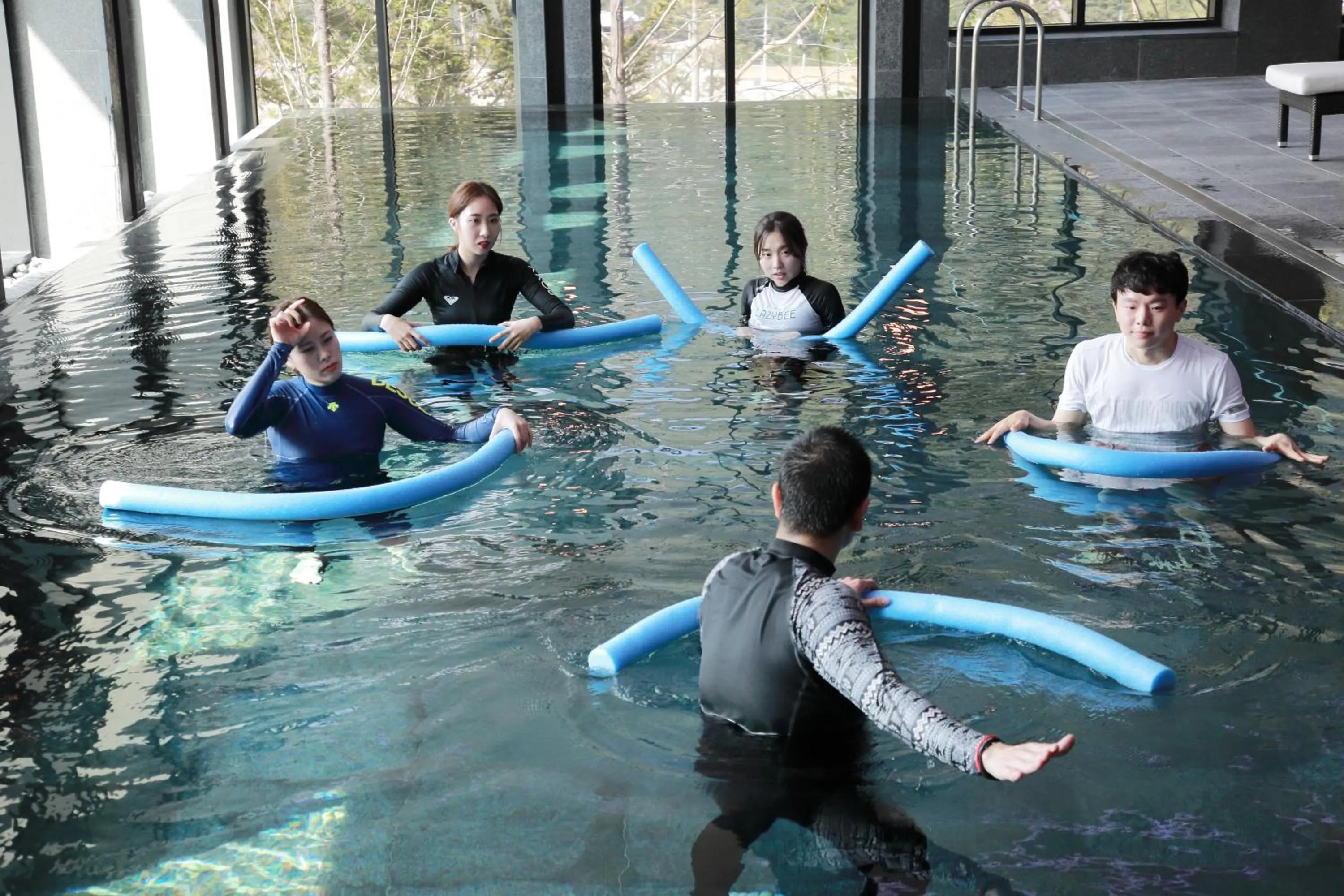 Swimming pool in PARK ROCHE Resort & Wellness