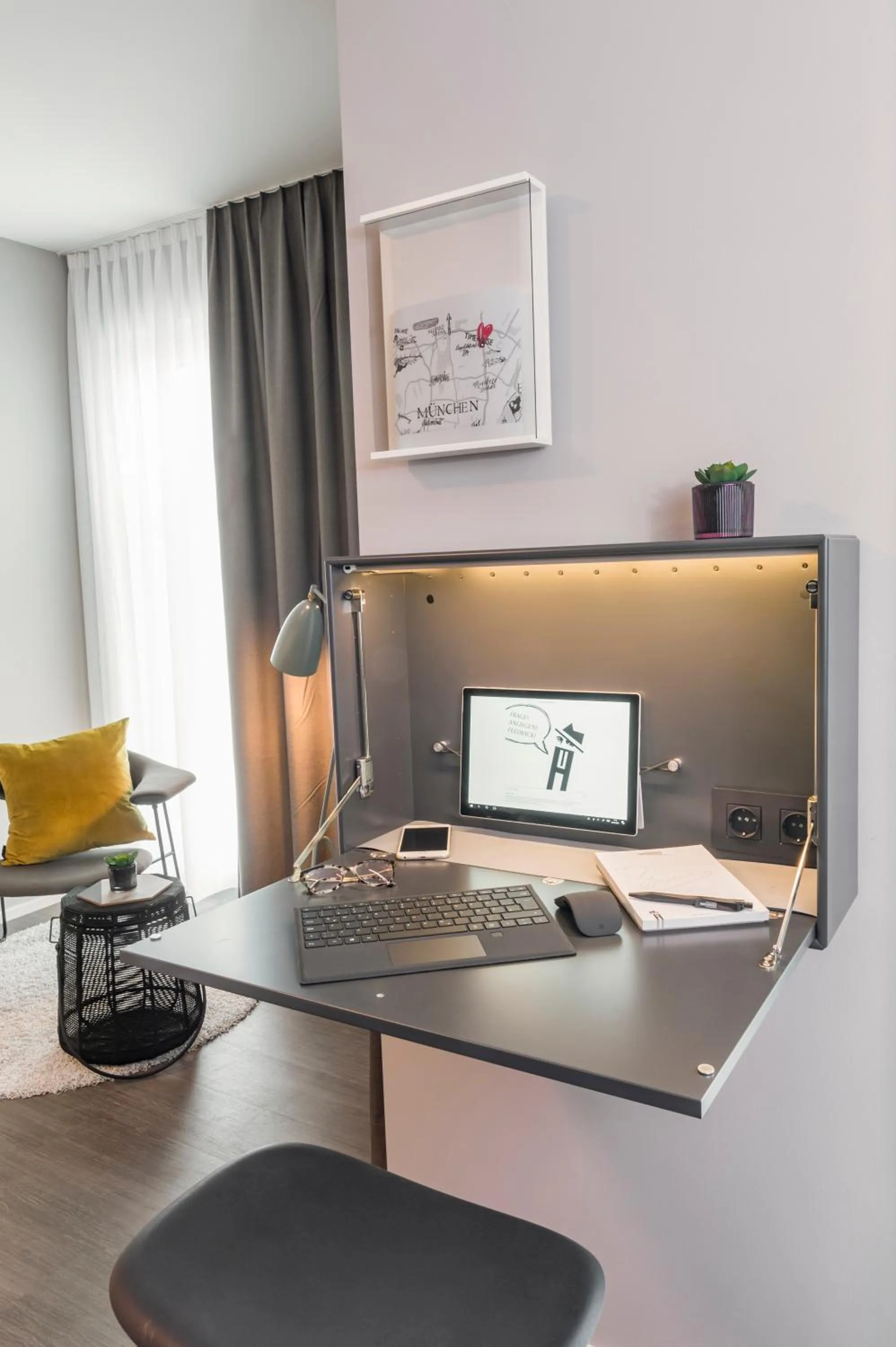 Decorative detail in Timehouse Serviced Apartments