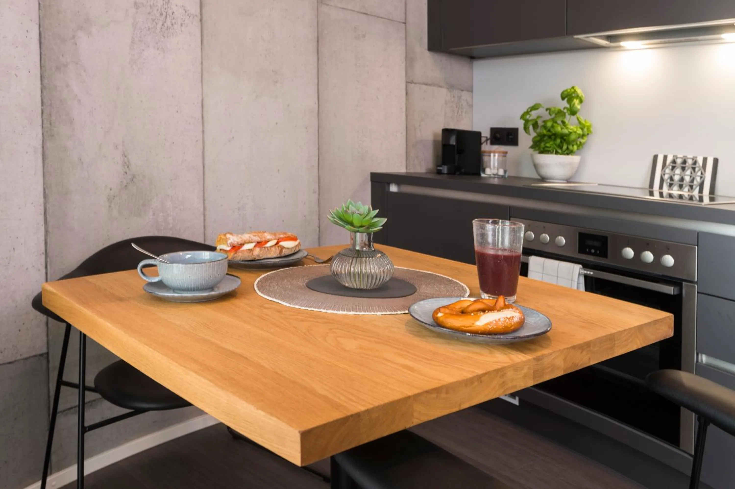 Kitchen or kitchenette in Timehouse Serviced Apartments