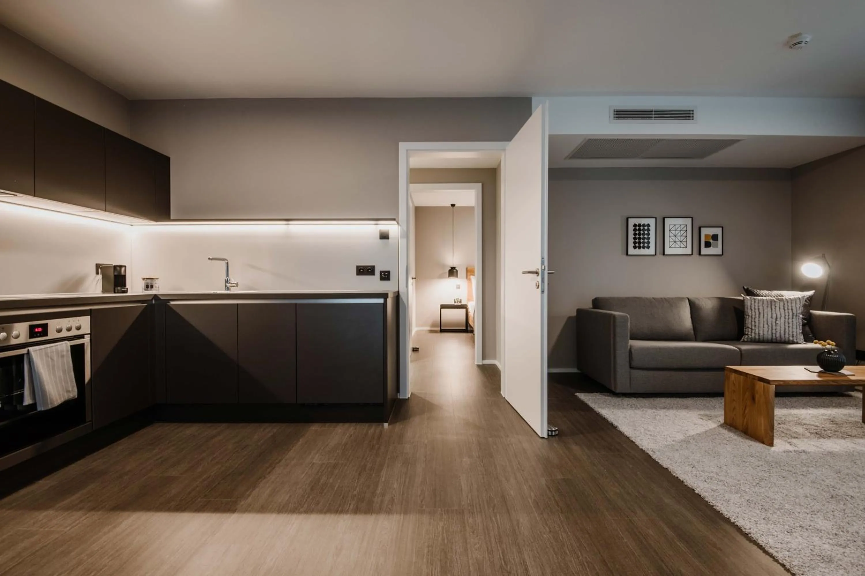 Kitchen or kitchenette in Timehouse Serviced Apartments