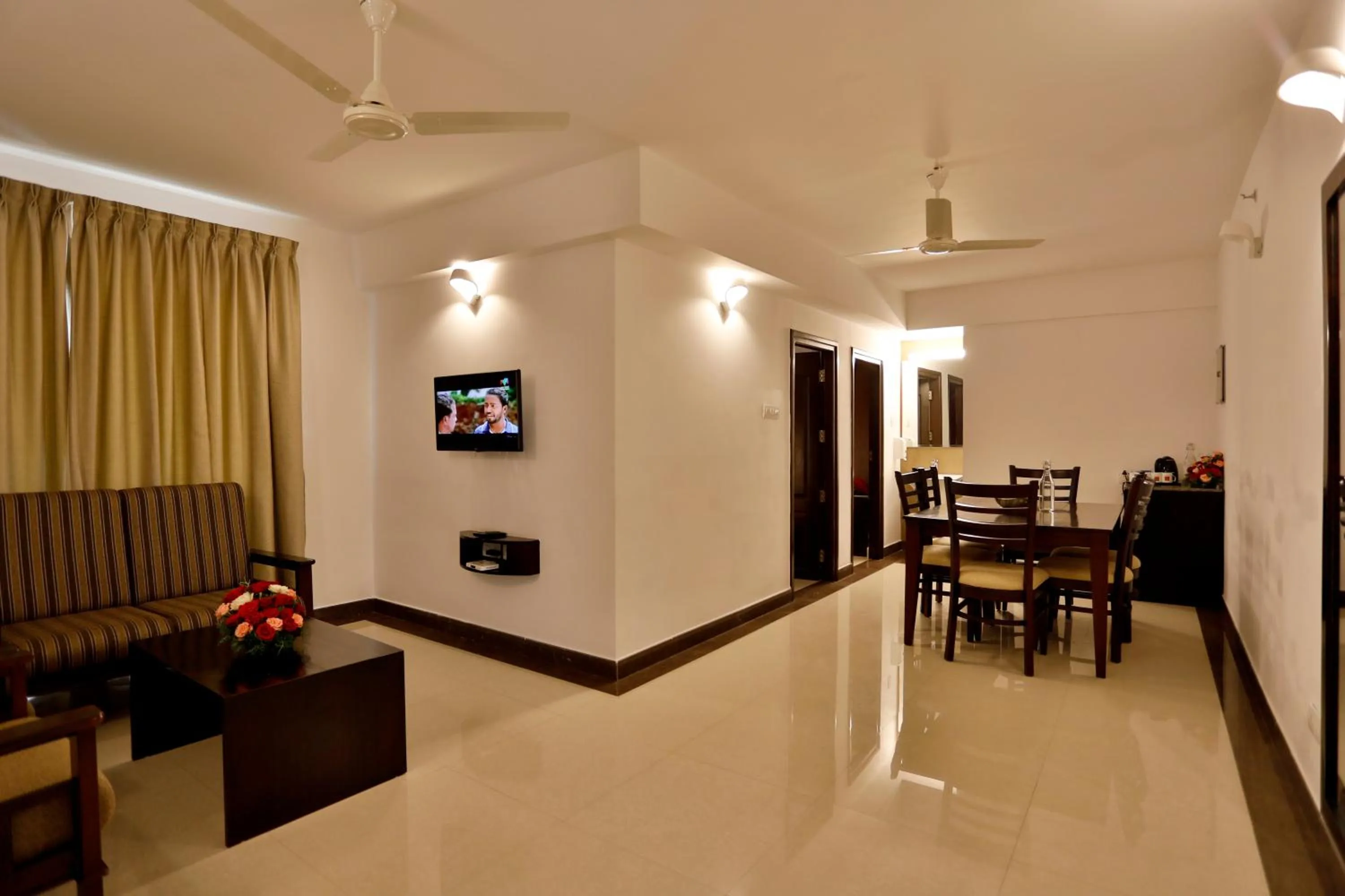 Living room in Sterling Thekkady