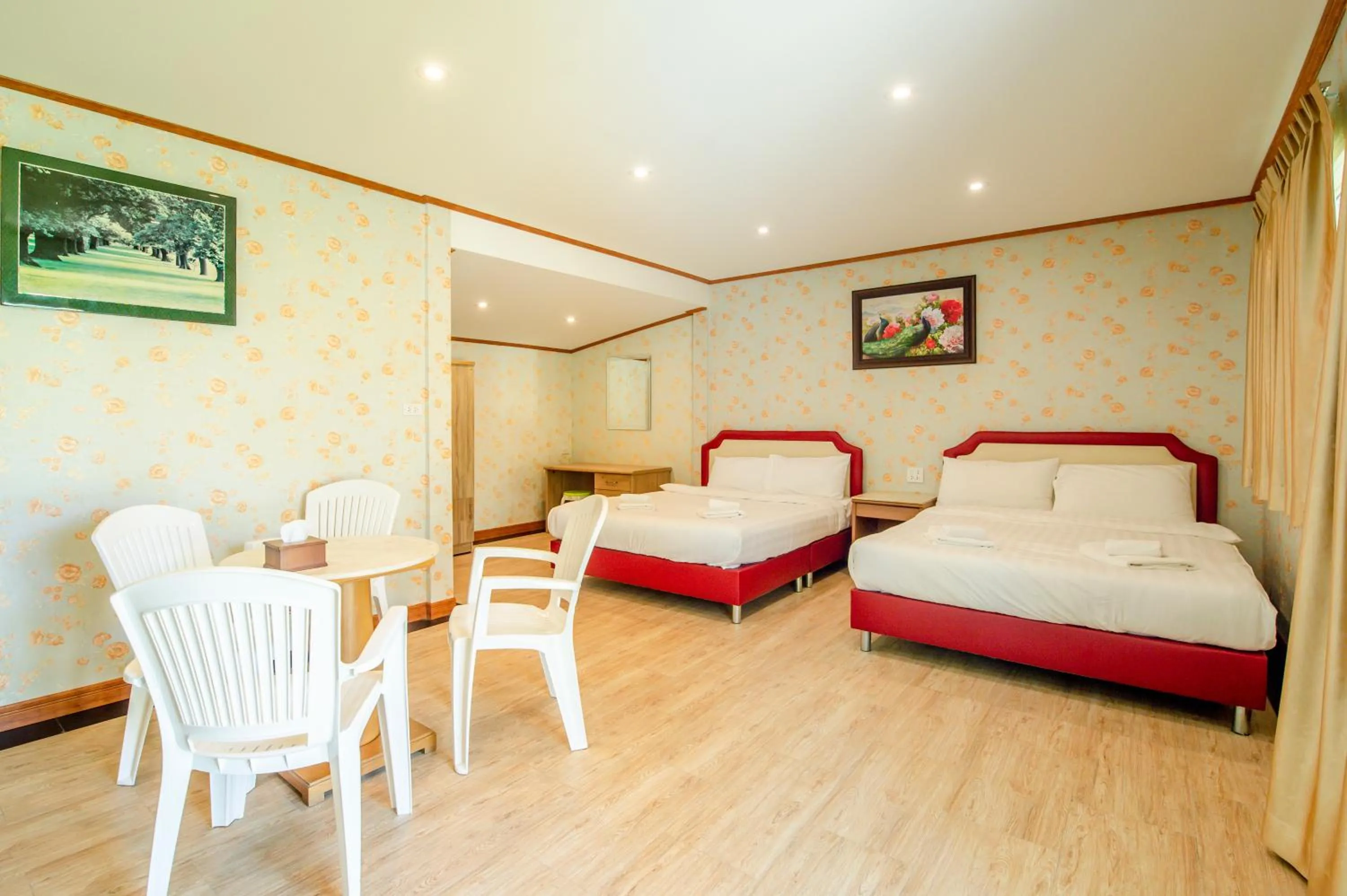 Bed in Golden Dragon Kanchanaburi