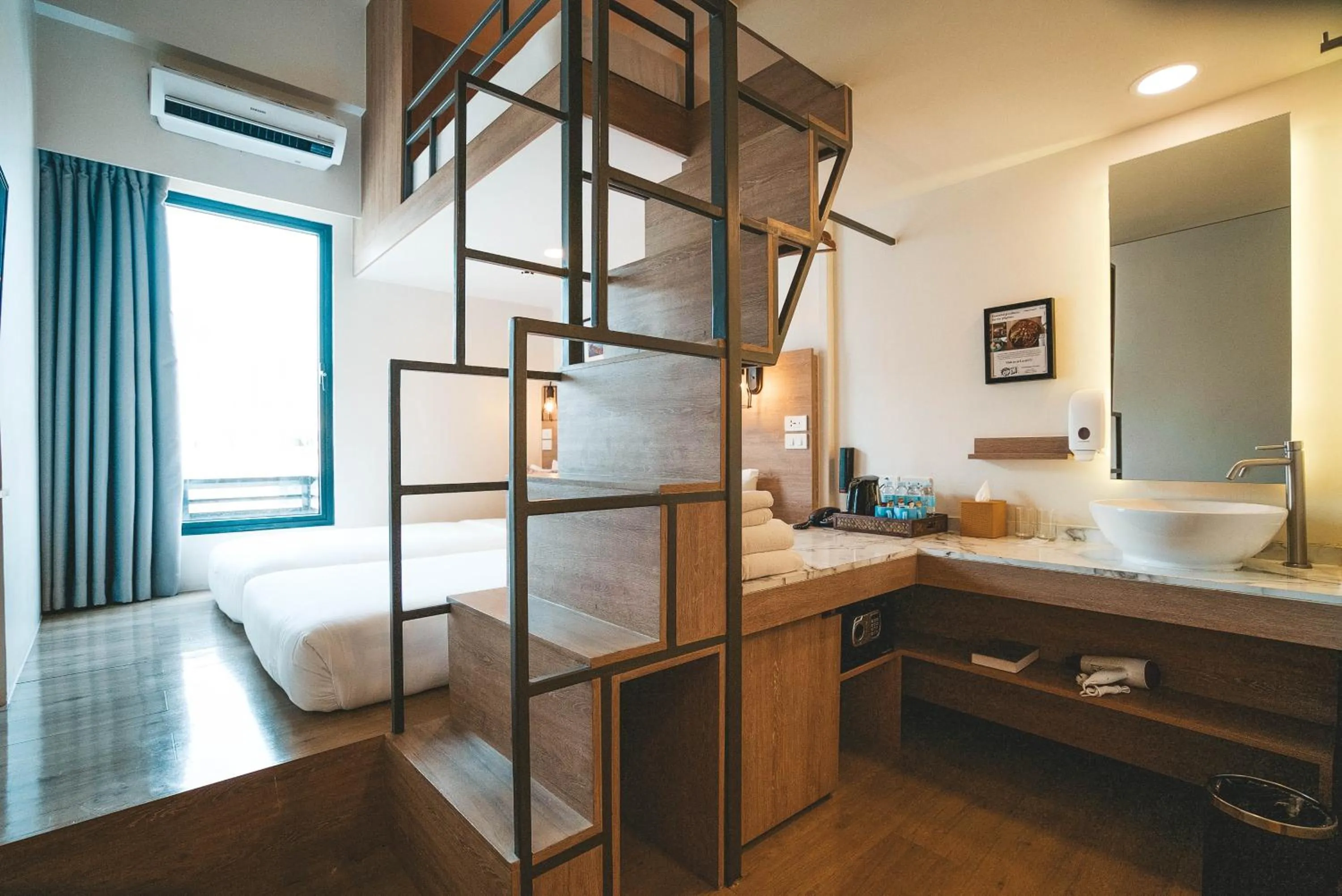 Bathroom, Bed in Lub d Manila Makati - Central Makati, Near Nightlife