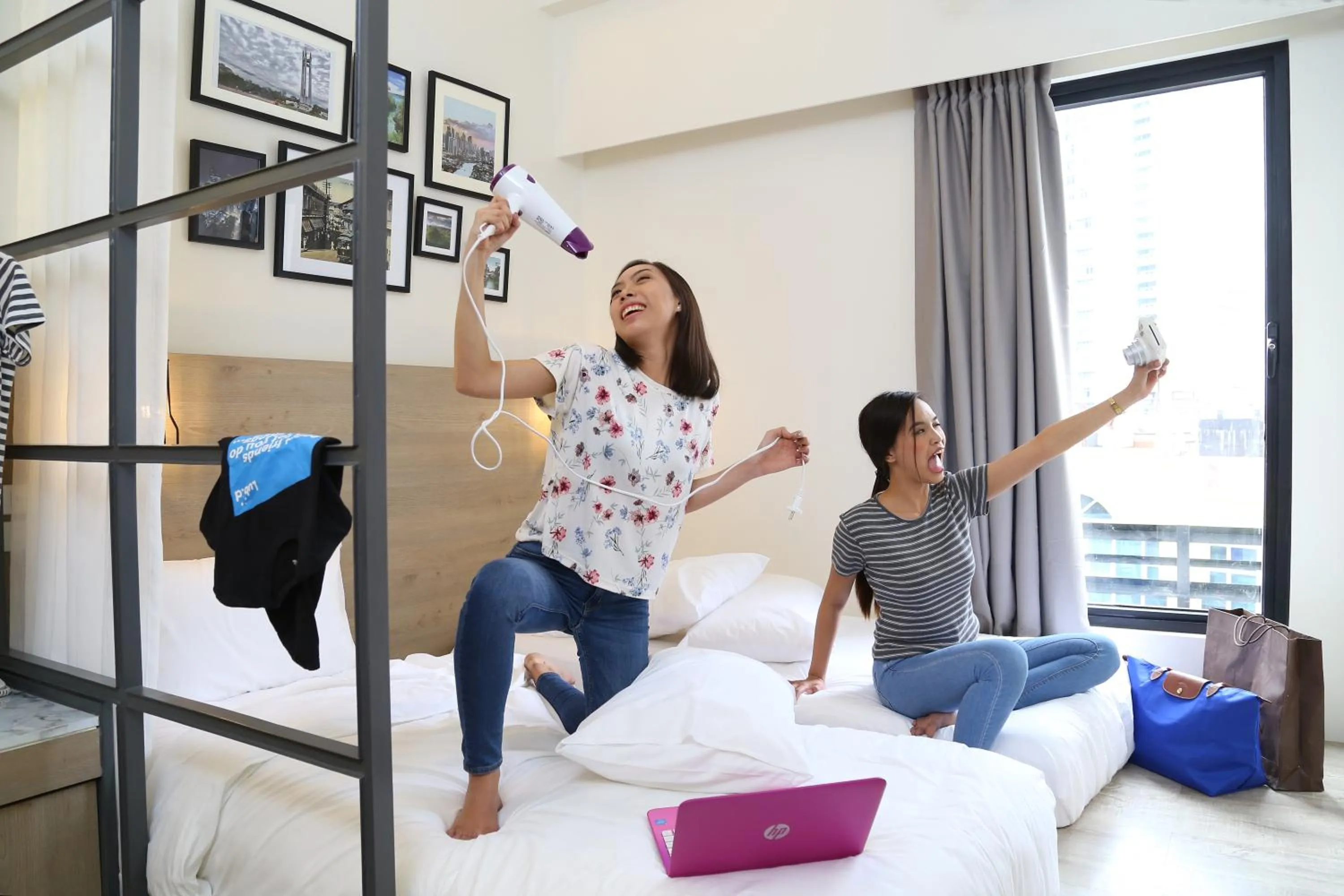 Bedroom, Bed in Lub d Manila Makati - Central Makati, Near Nightlife