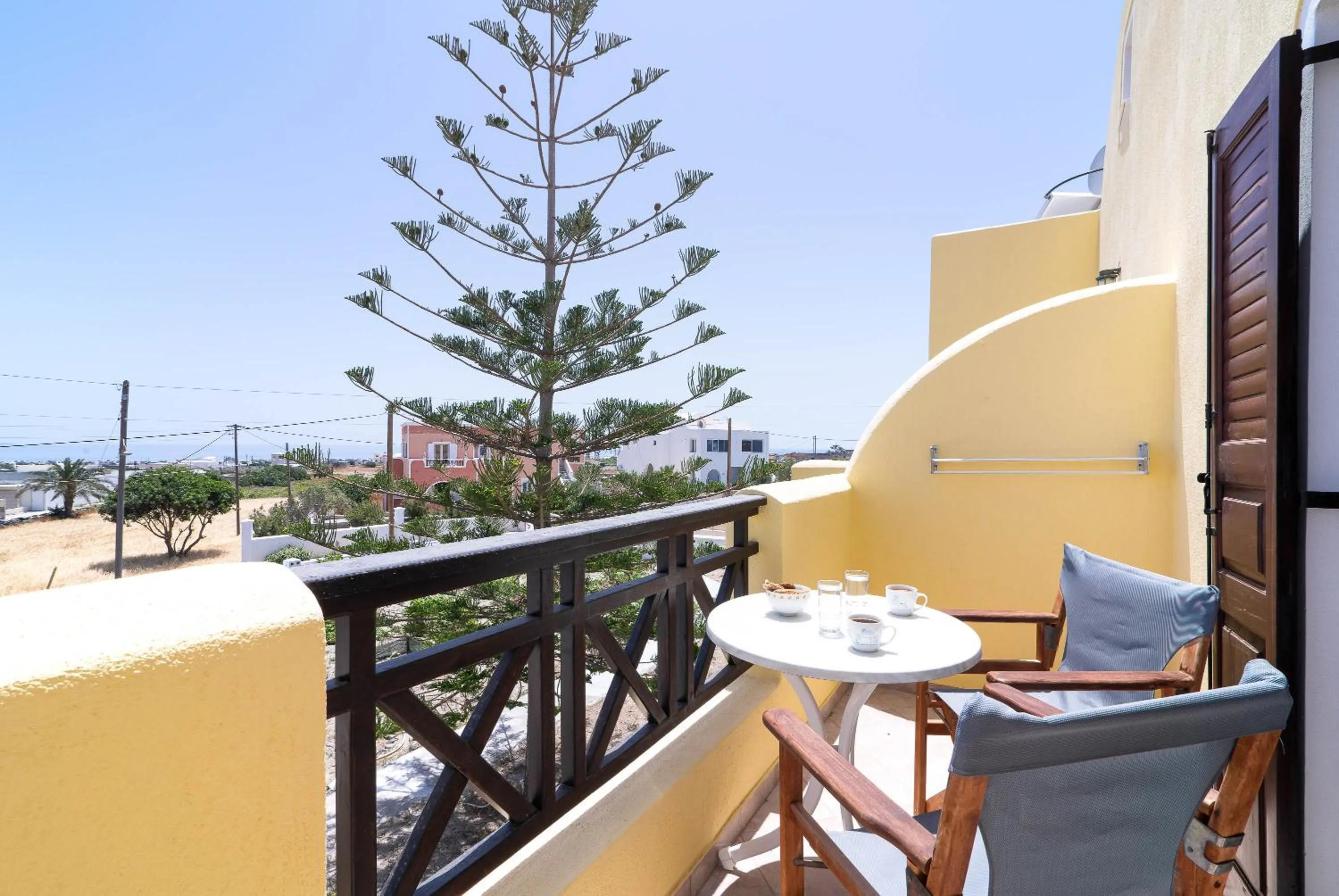 Balcony/Terrace in Mandilaria Studios