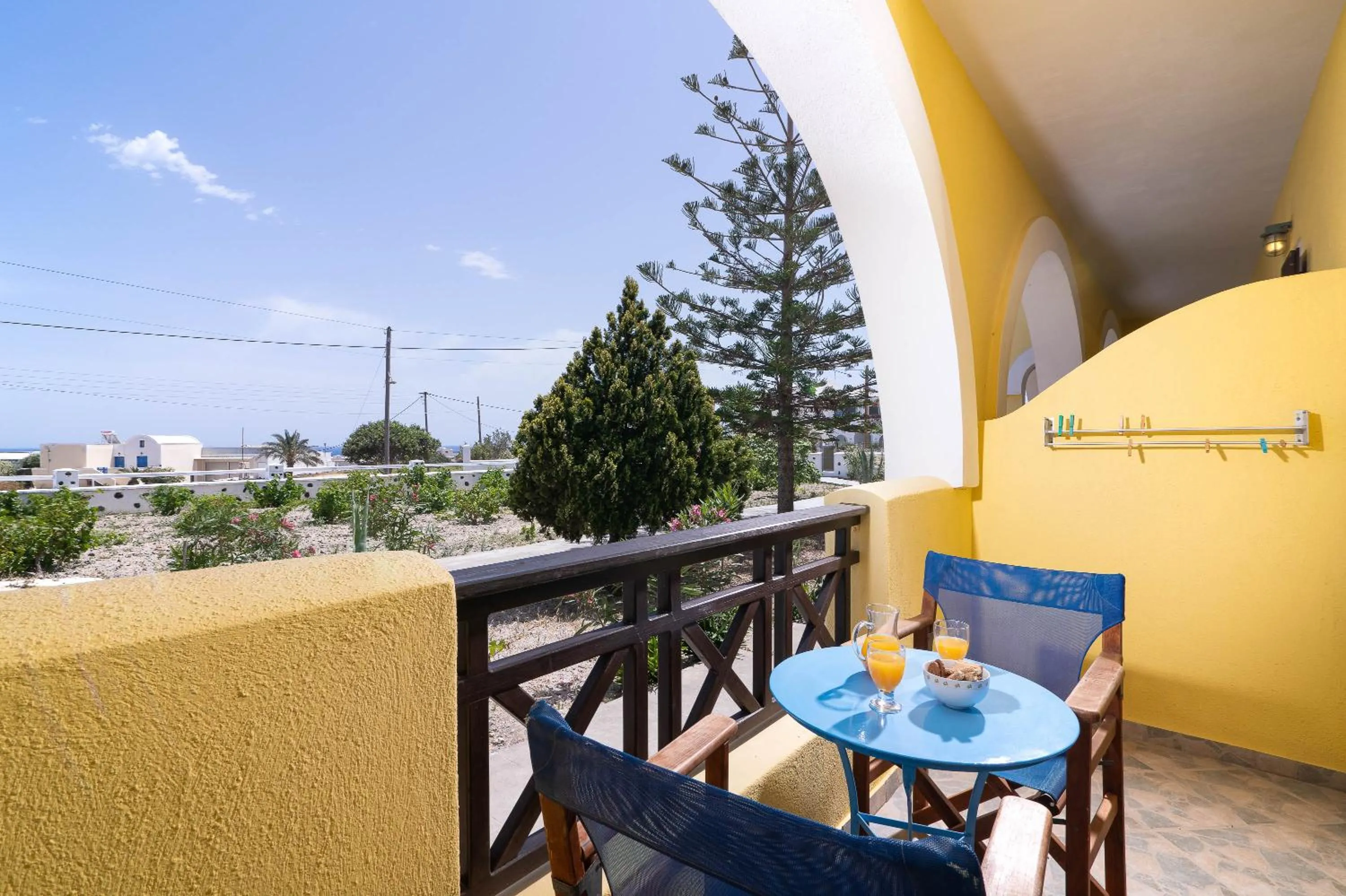 Balcony/Terrace in Mandilaria Studios