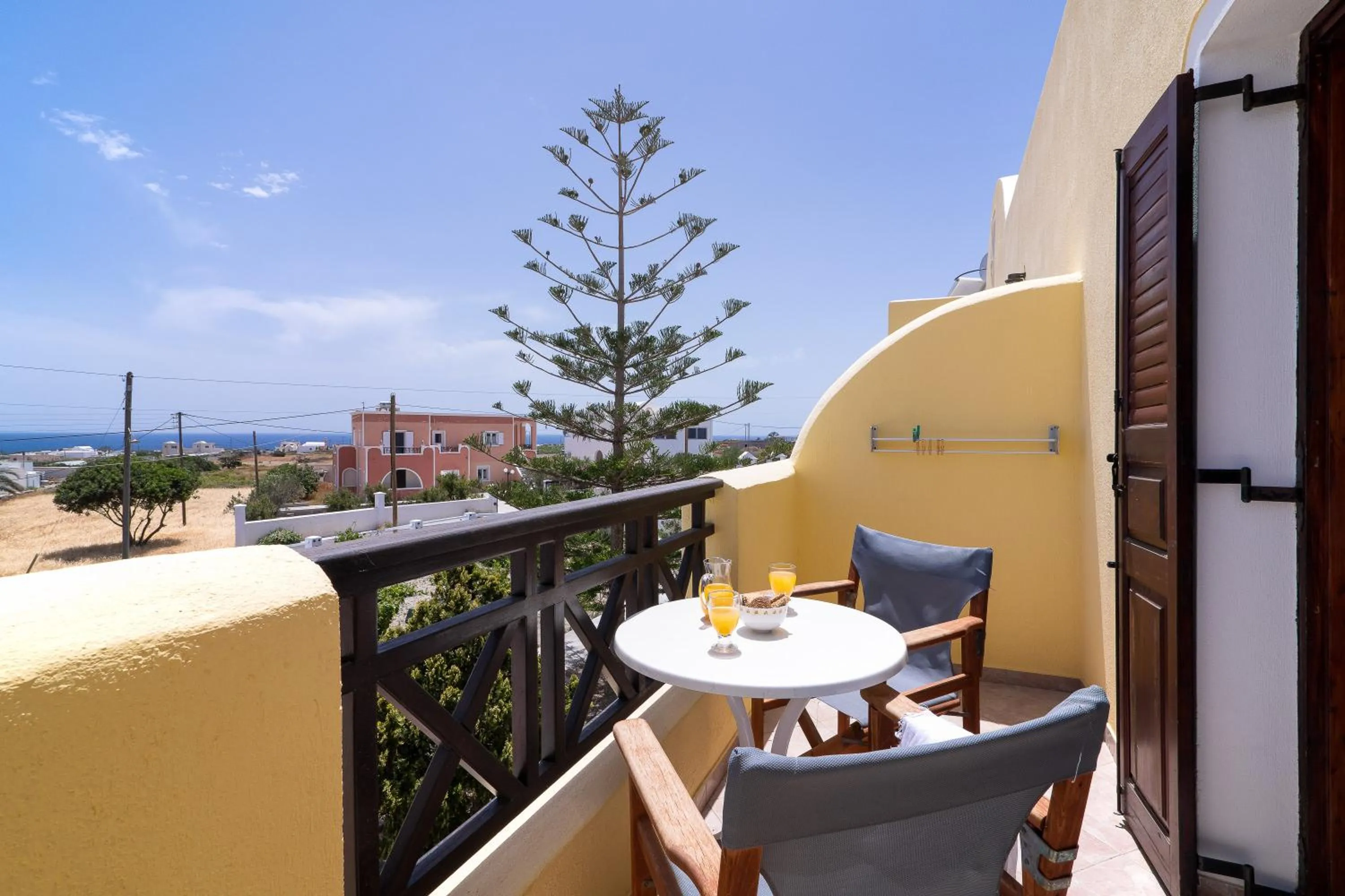 Balcony/Terrace in Mandilaria Studios