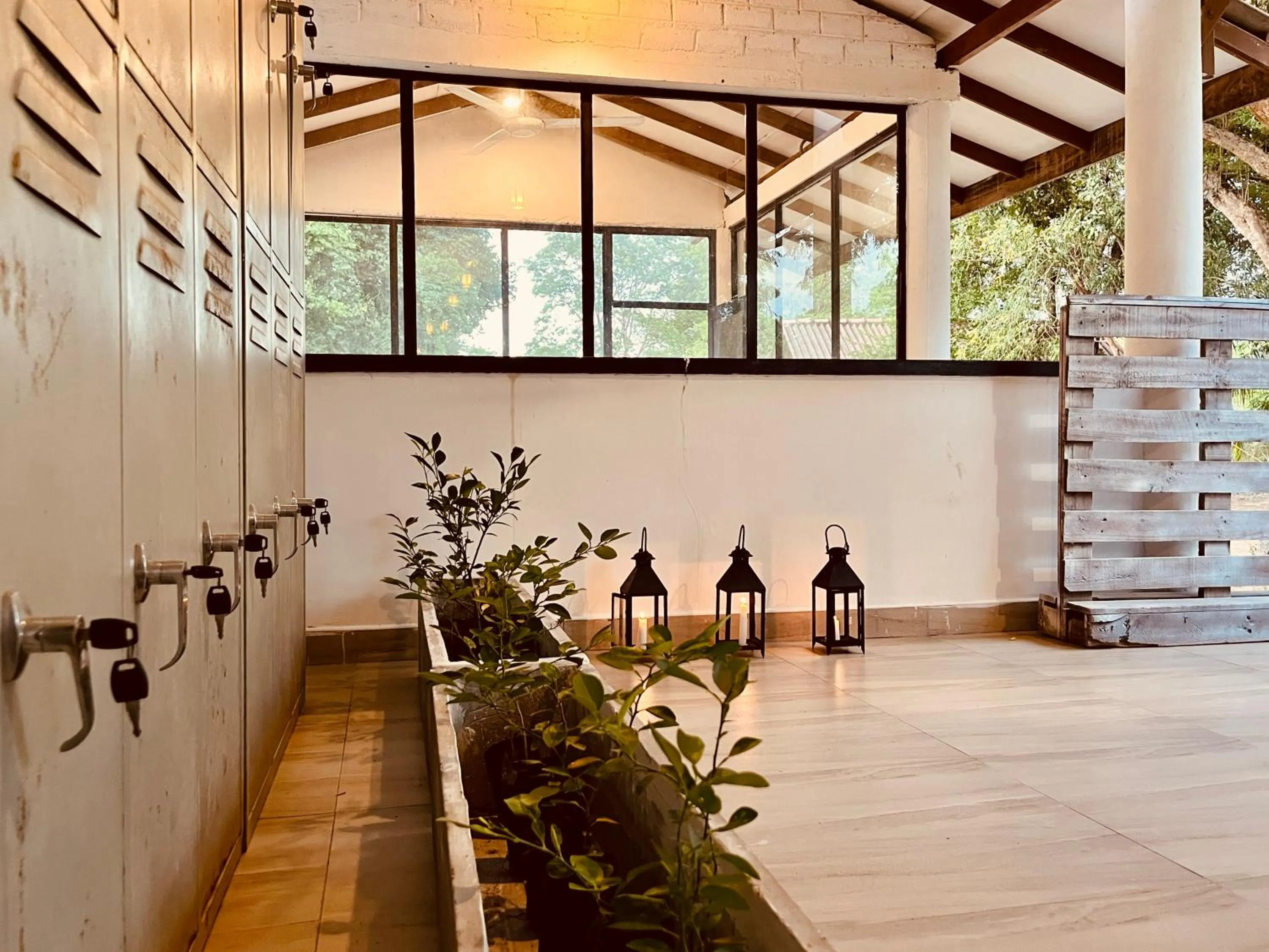 locker in Funky Leopard Safari Lodge Bordering Yala National Park