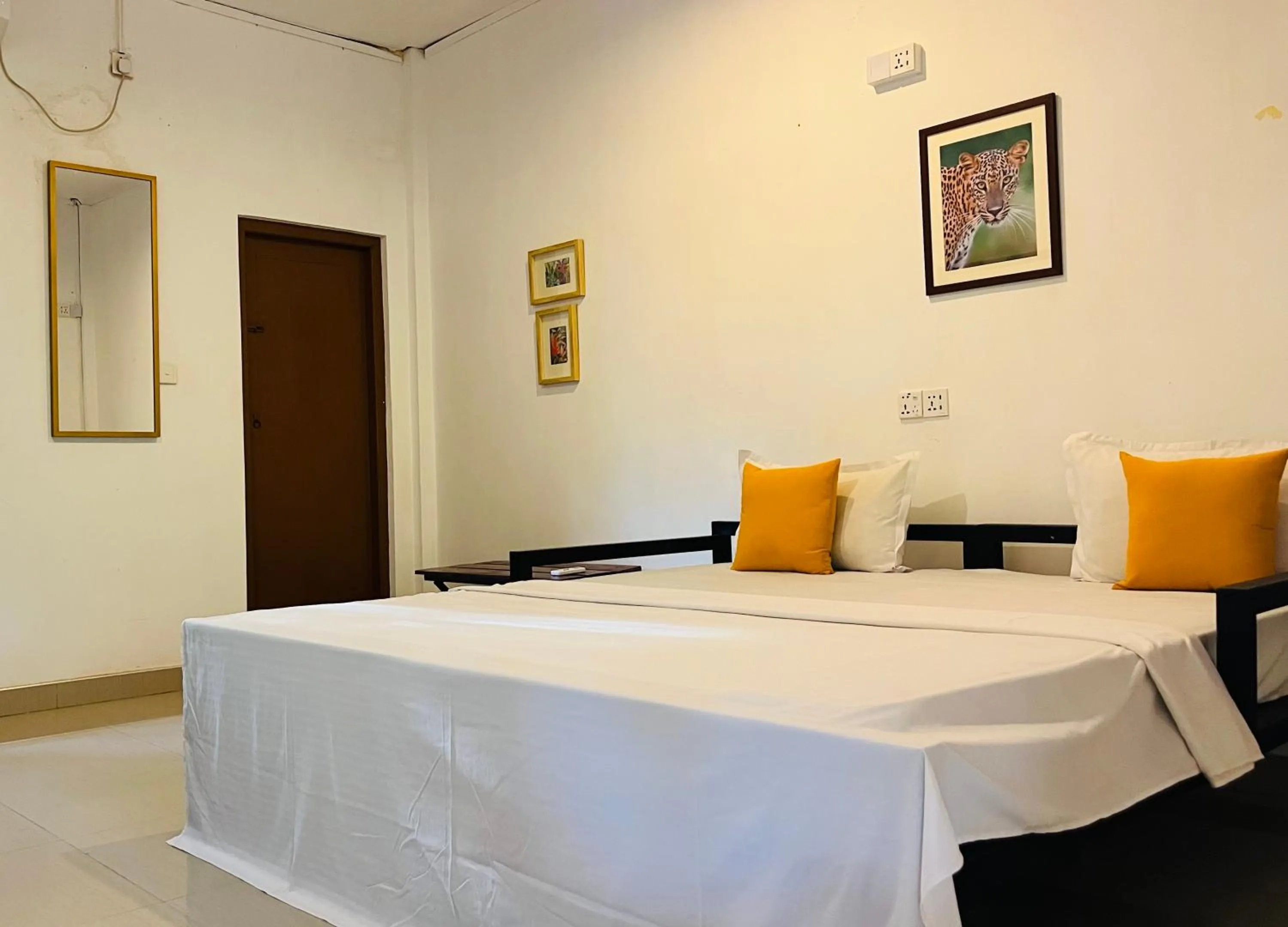 Bedroom in Funky Leopard Safari Lodge Bordering Yala National Park