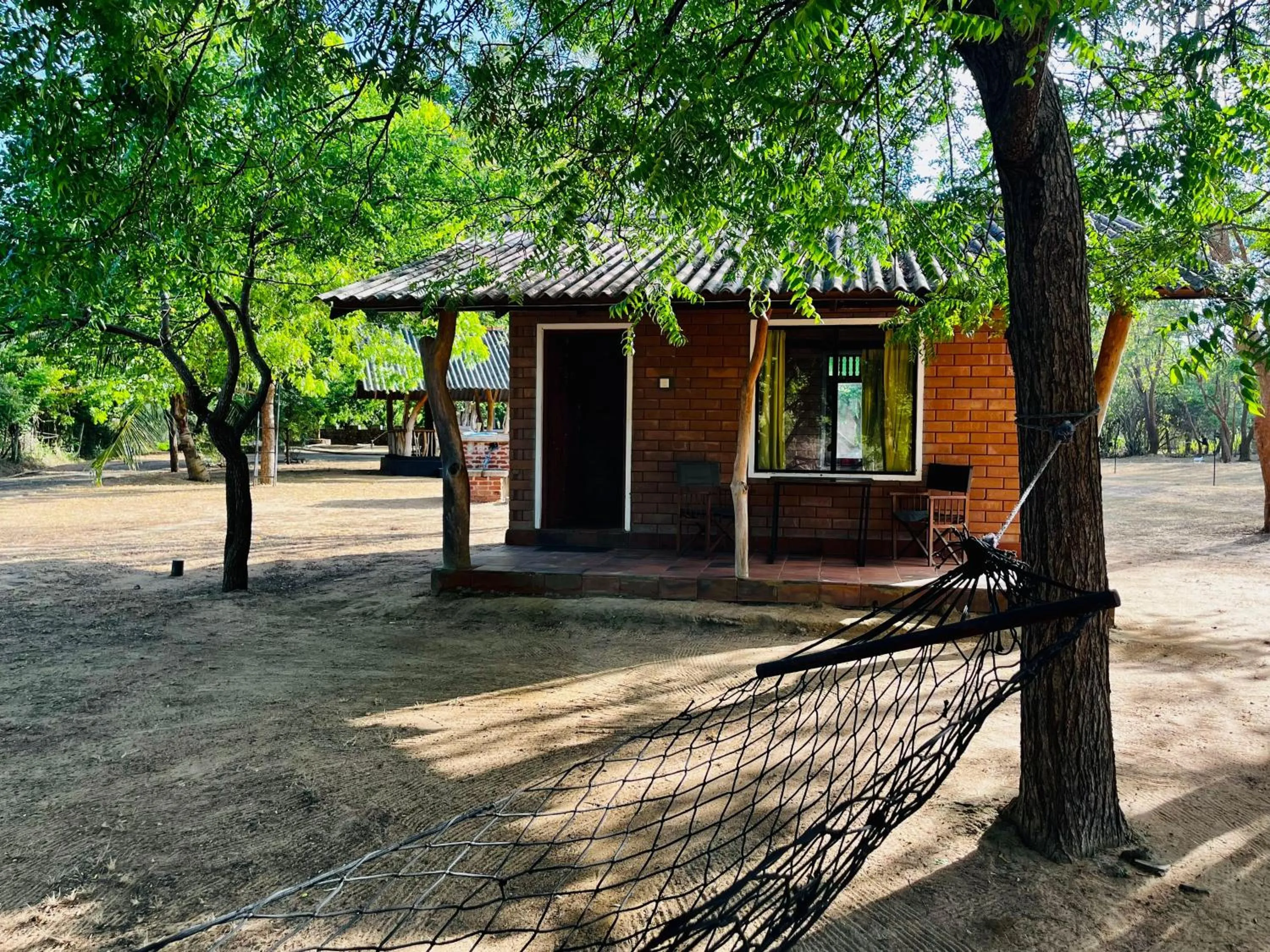 Garden in Funky Leopard Safari Lodge Bordering Yala National Park