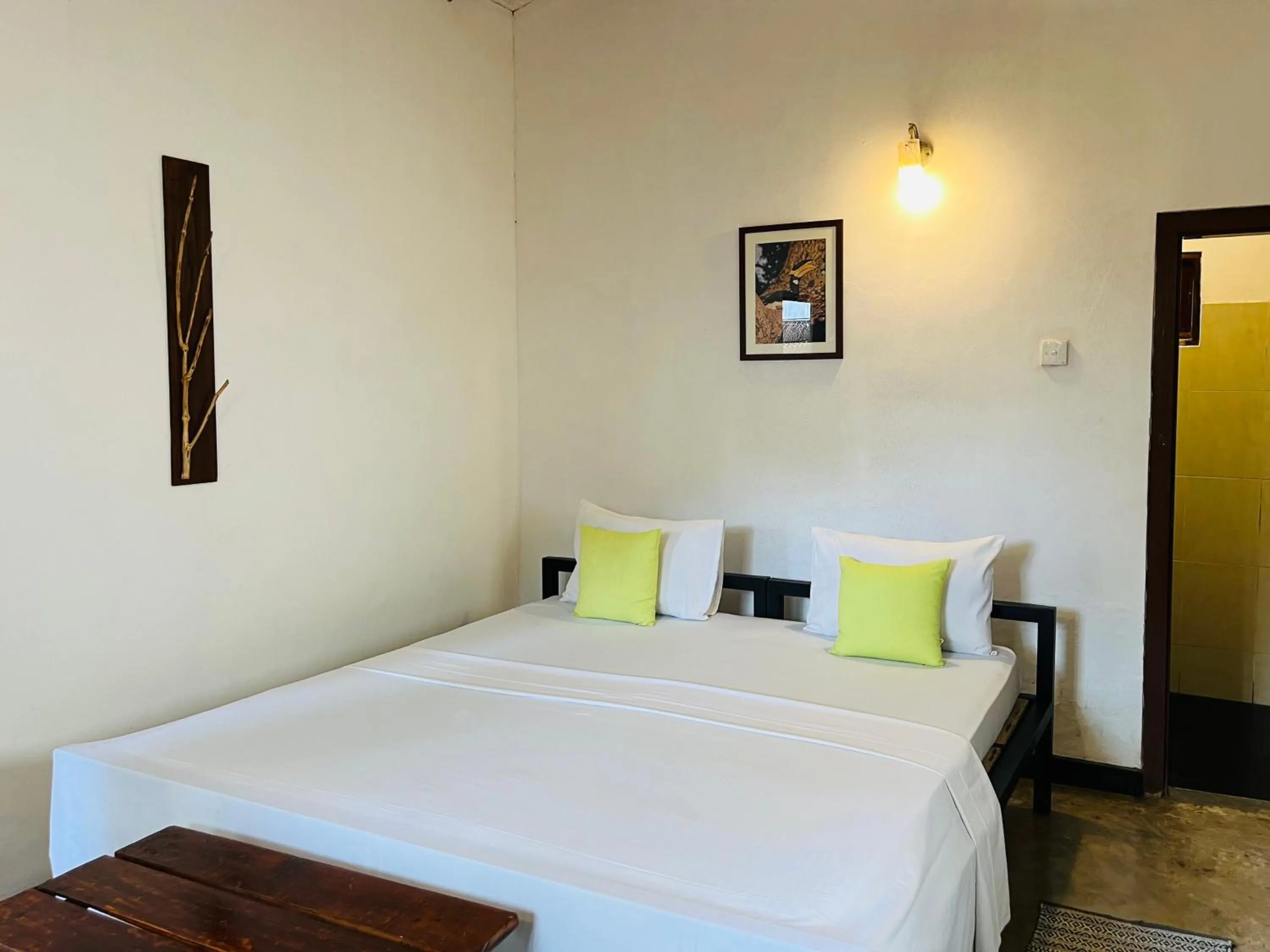 Bedroom, Bed in Funky Leopard Safari Lodge Bordering Yala National Park