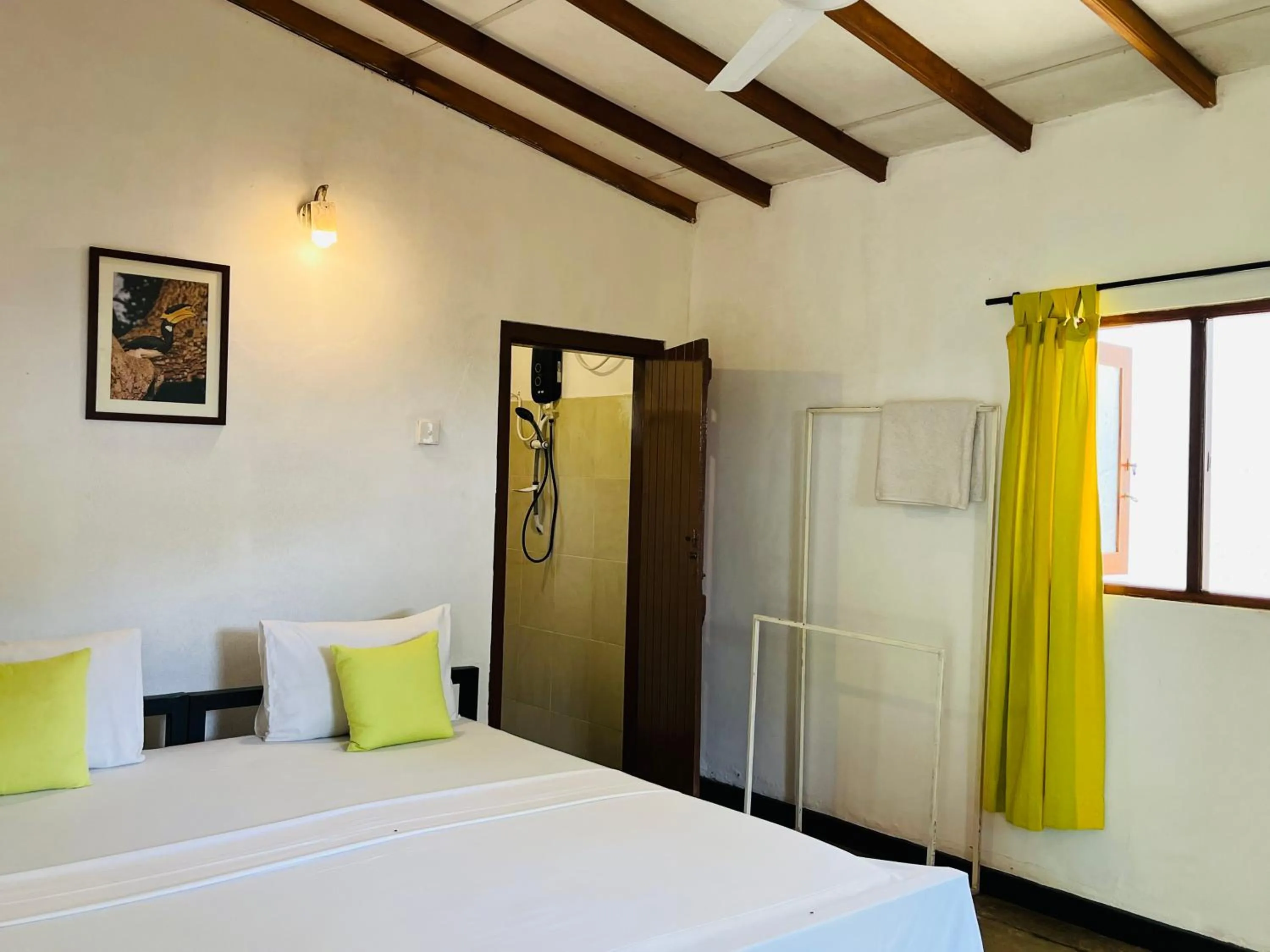 Photo of the whole room, Bed in Funky Leopard Safari Lodge Bordering Yala National Park