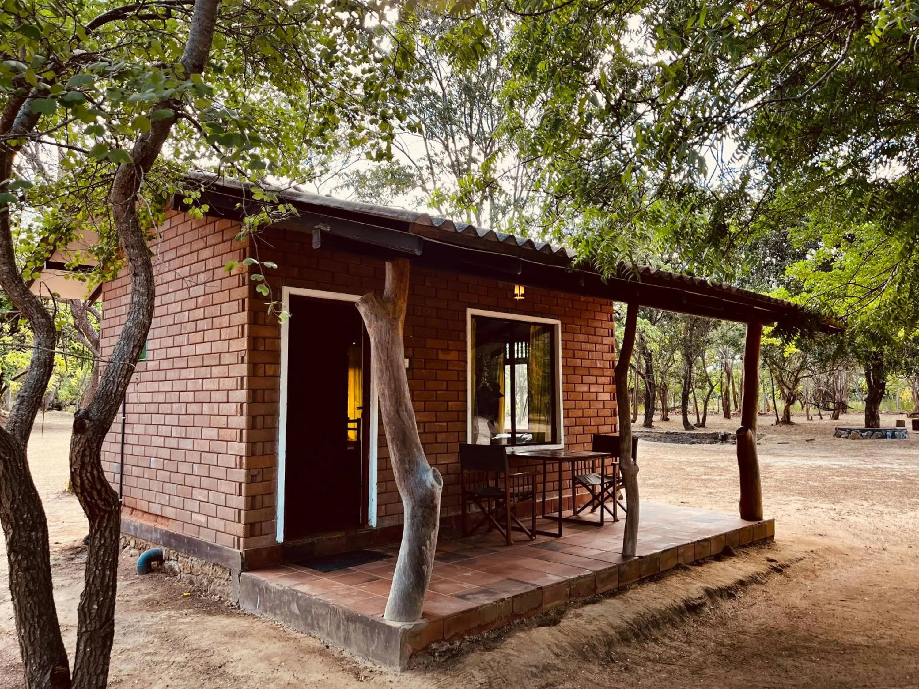 Property building in Funky Leopard Safari Lodge Bordering Yala National Park