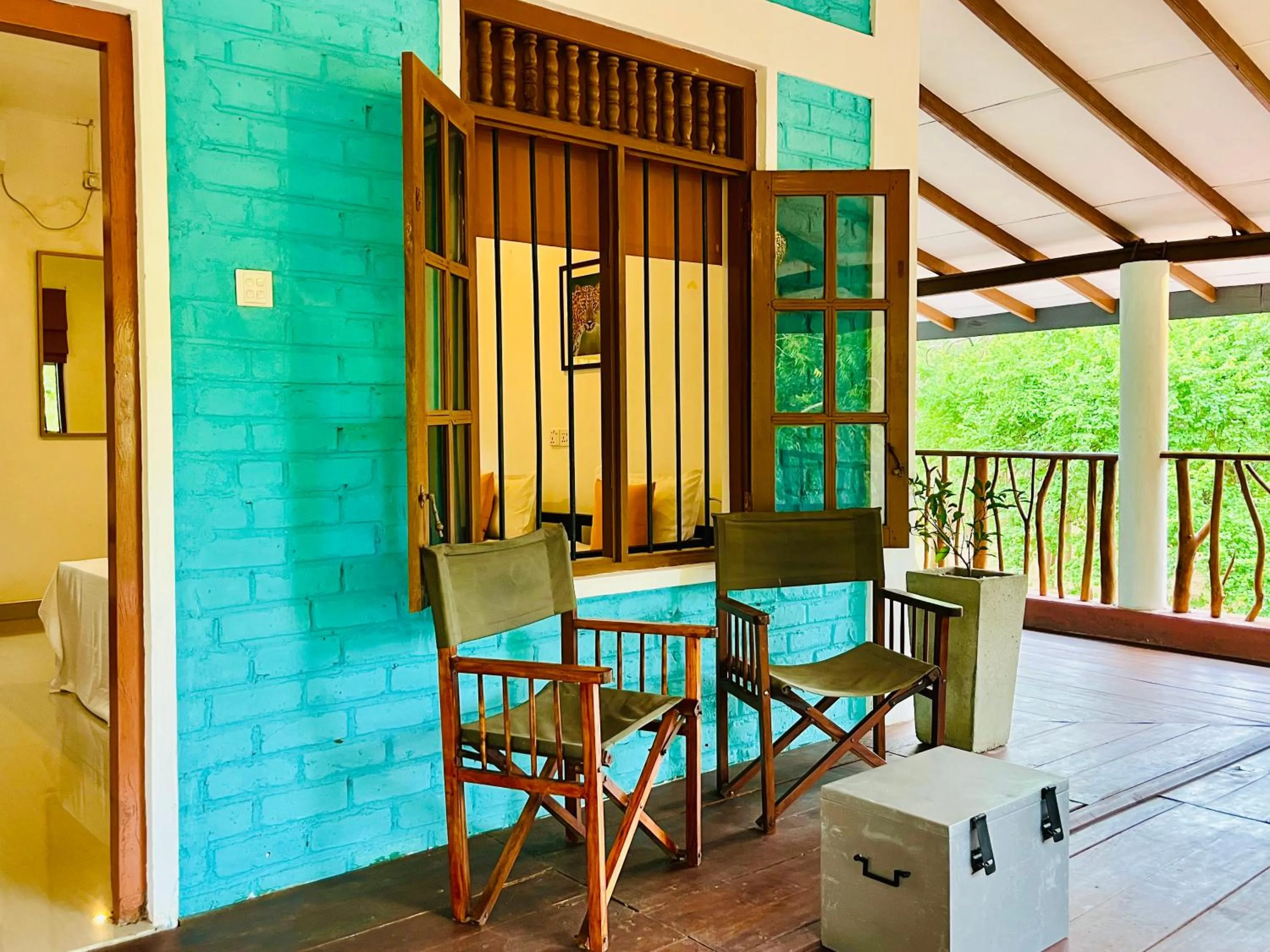 View (from property/room) in Funky Leopard Safari Lodge Bordering Yala National Park