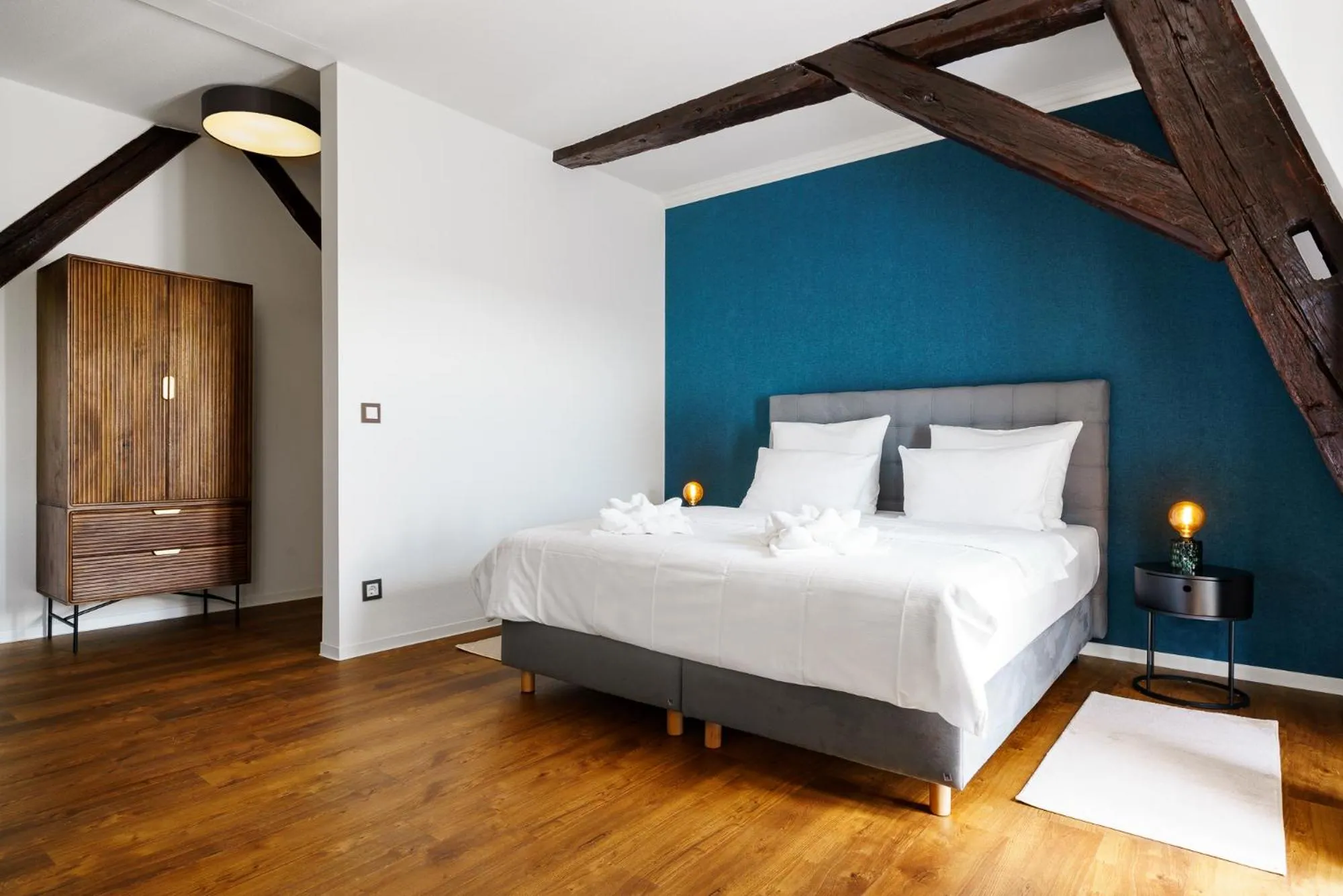 Bed in Hotel Waren-Alte Warener Zeitung