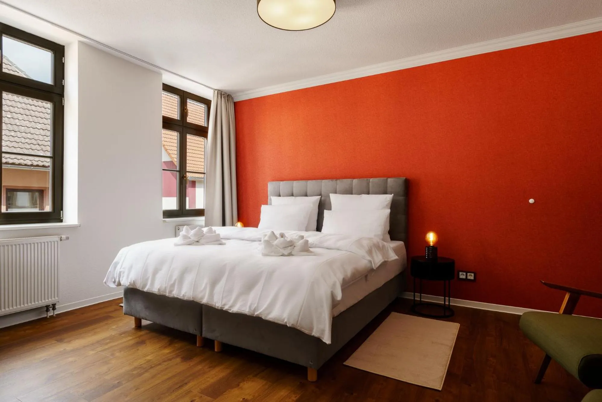 Bed in Hotel Waren-Alte Warener Zeitung