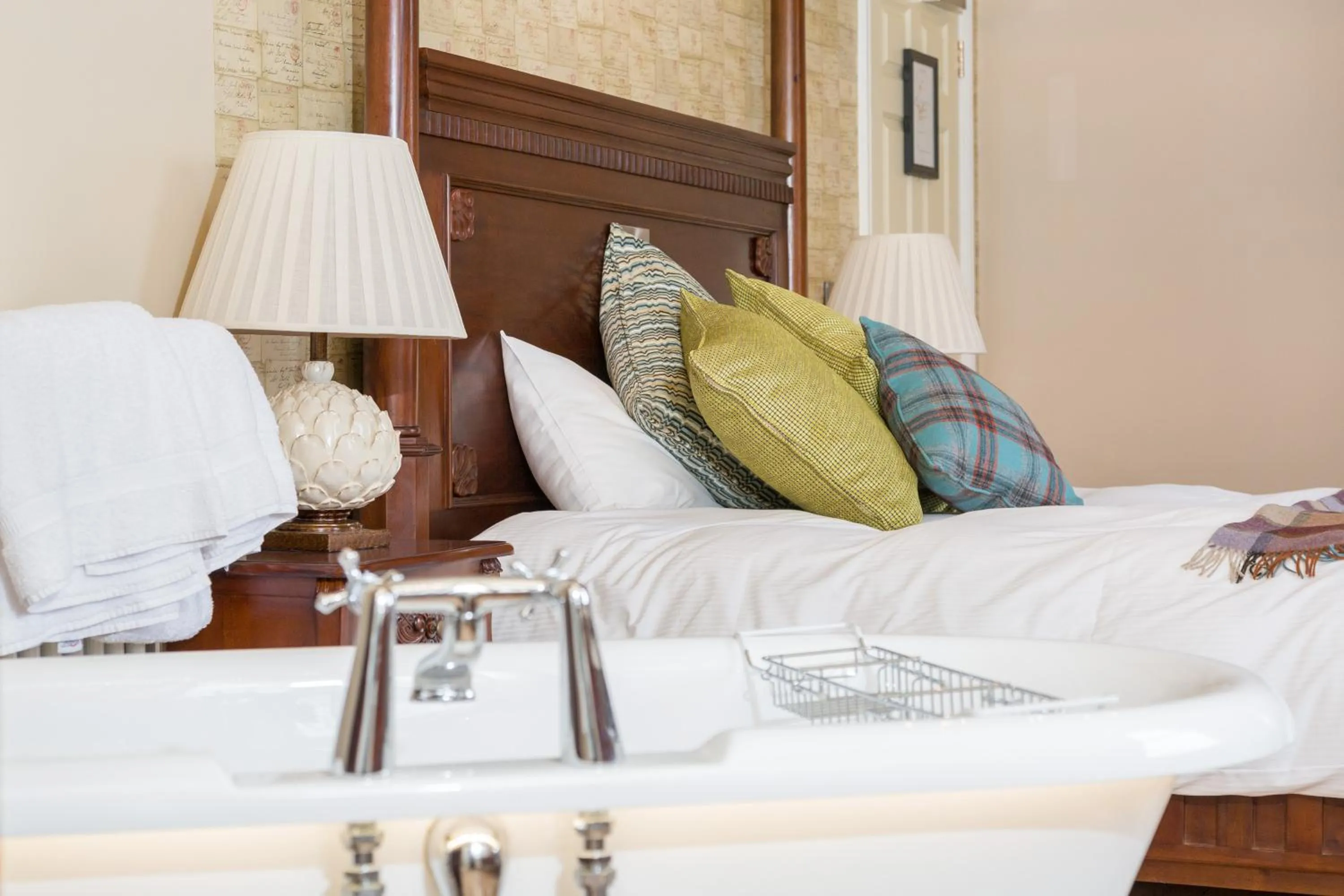 Bed in The Bull Hotel