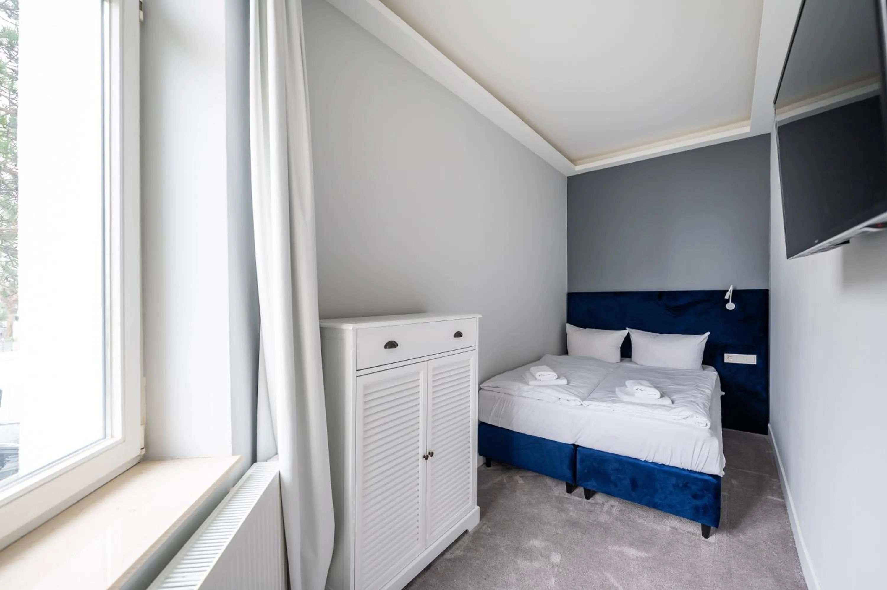 Photo of the whole room, Bed in Strandvilla Glückauf