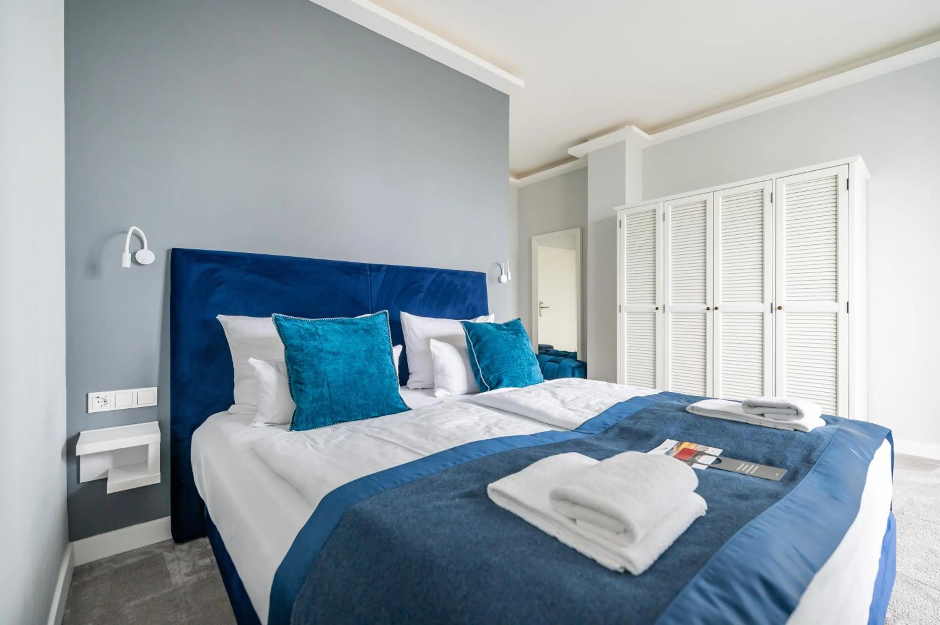 Bed in Strandvilla Glückauf