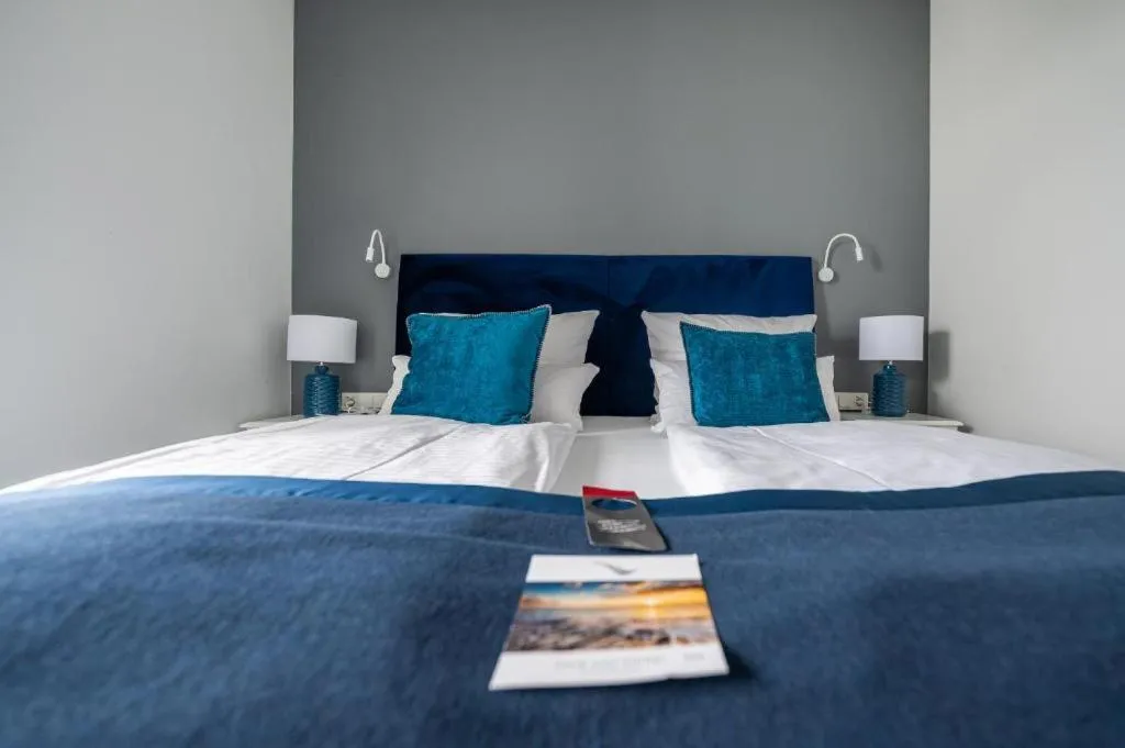 Bed in Strandvilla Glückauf