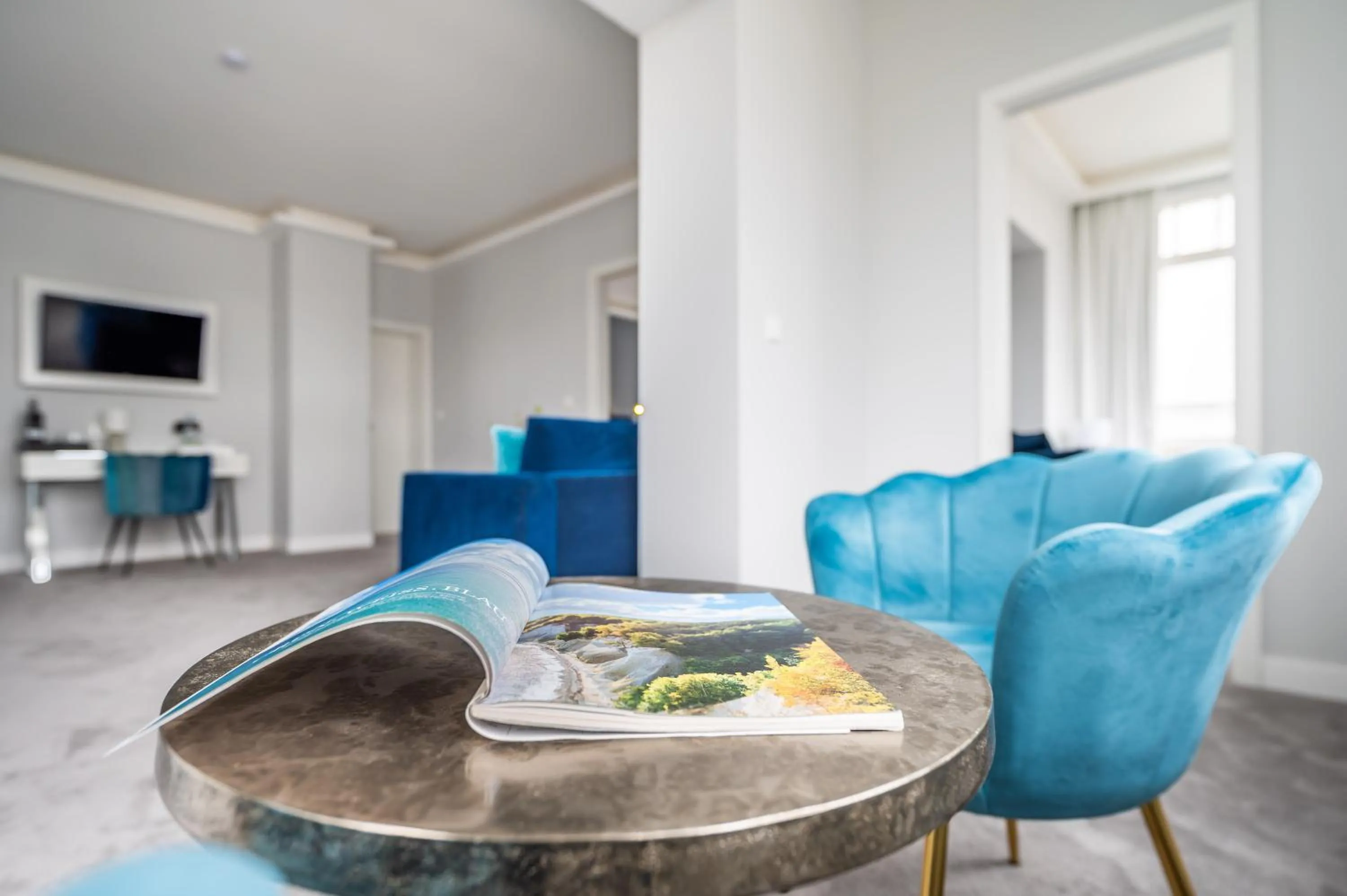 Living room in Strandvilla Glückauf