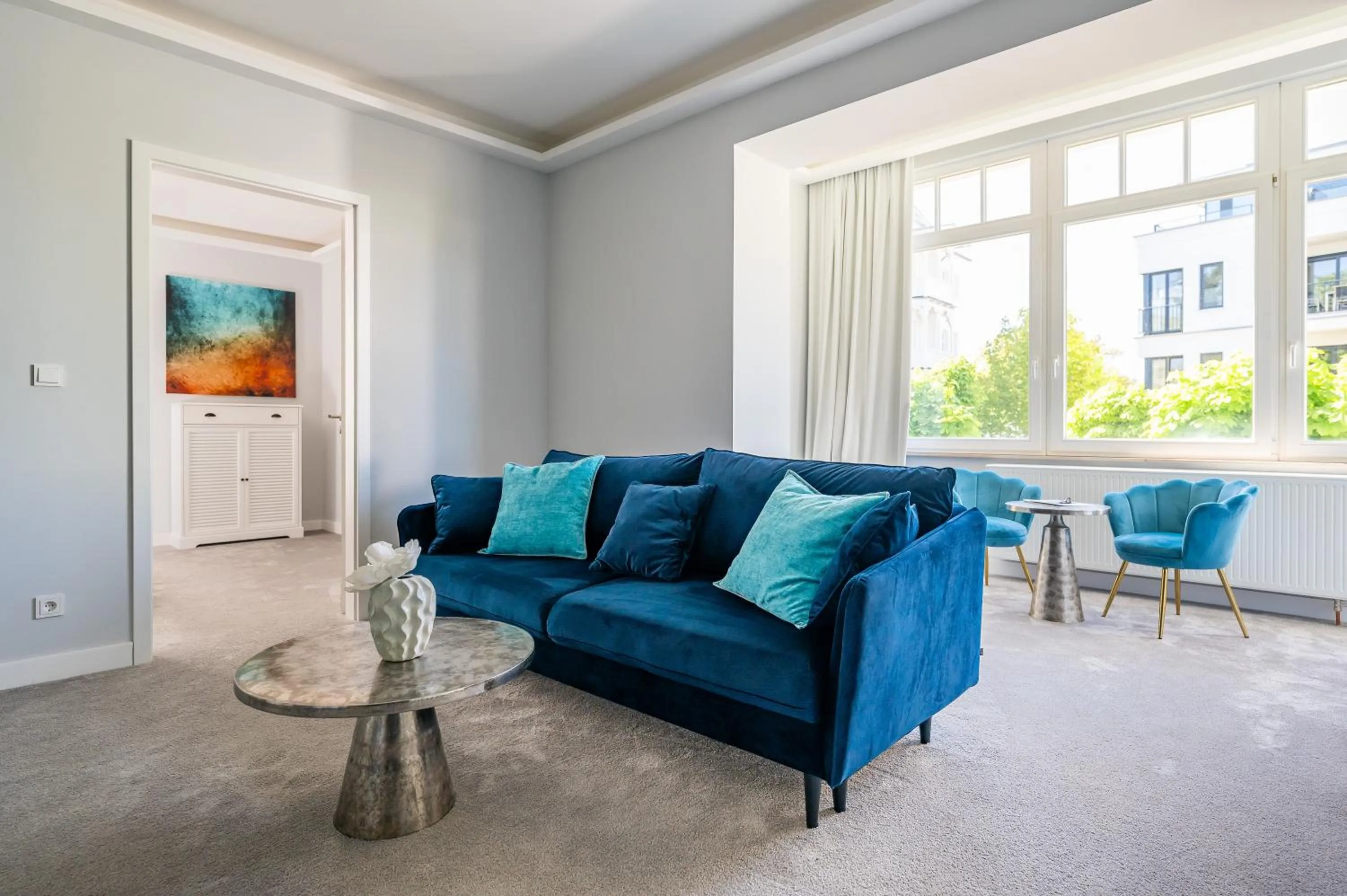 Living room in Strandvilla Glückauf