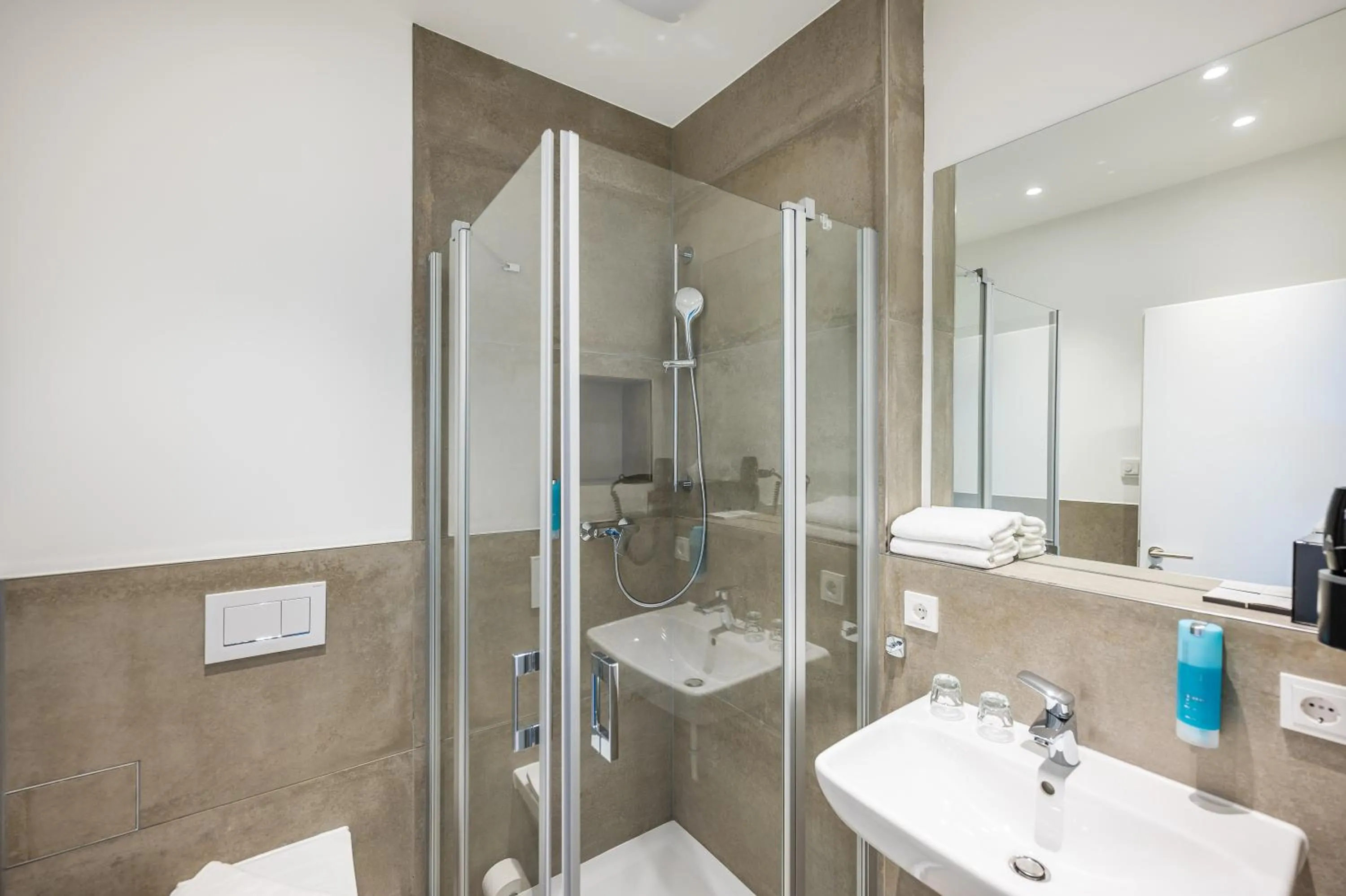 Shower in Strandvilla Glückauf