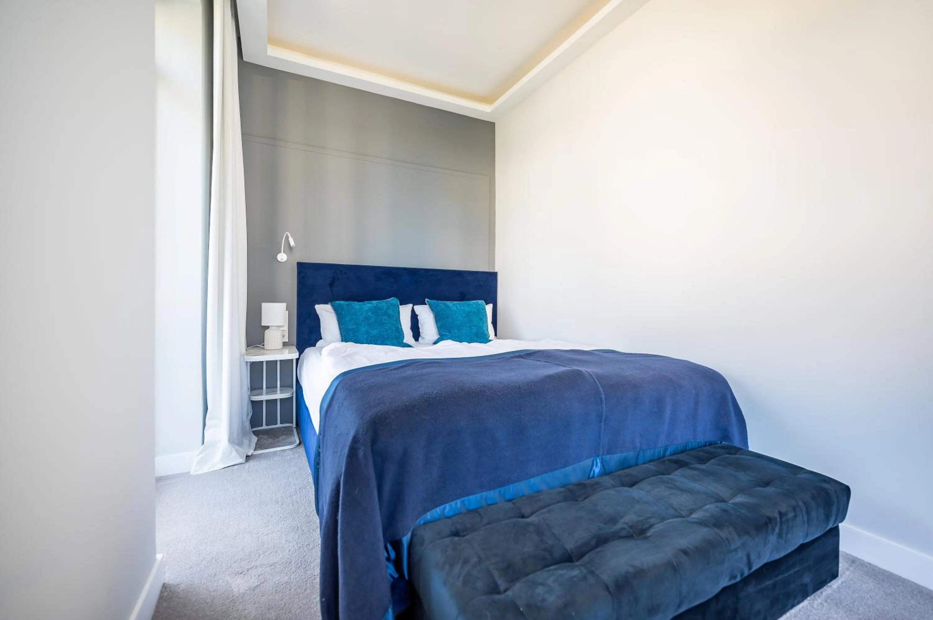 Bed in Strandvilla Glückauf