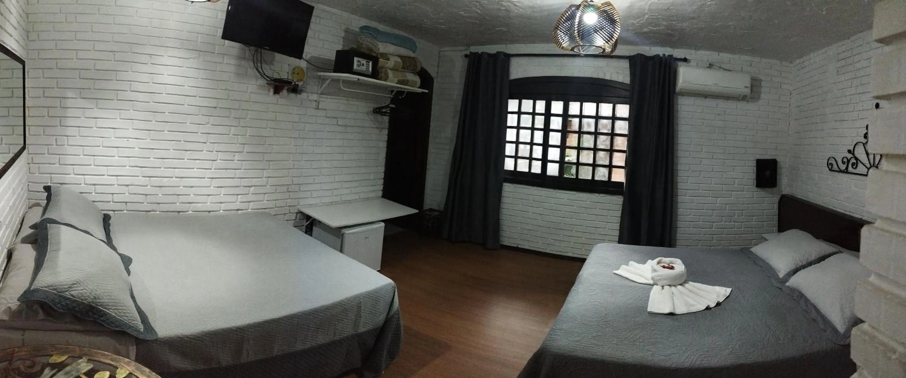 Bed in Pousada casa da Colina