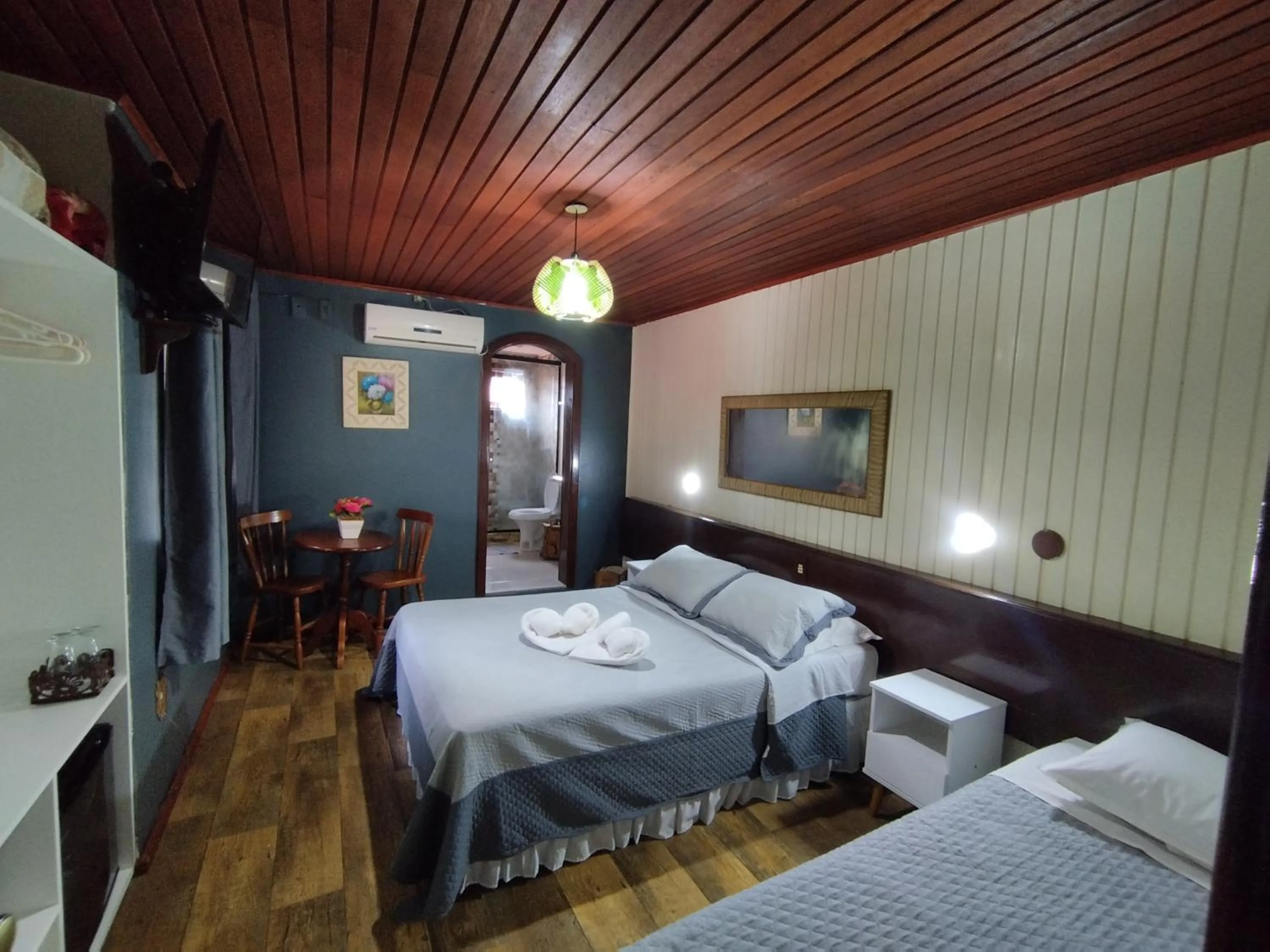 Bed in Pousada casa da Colina