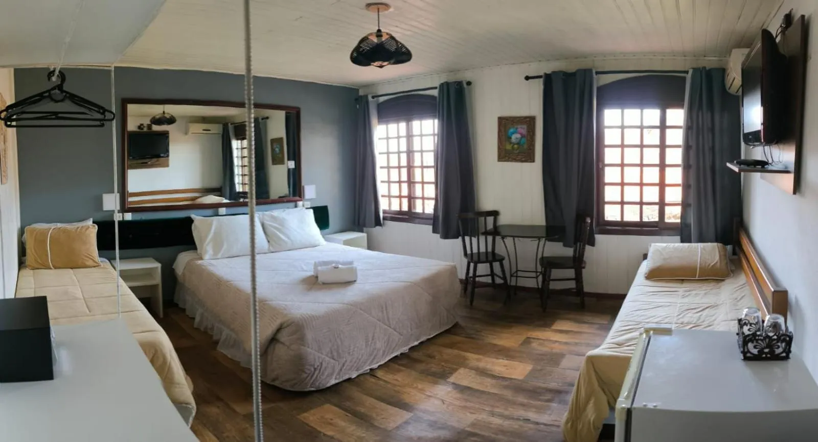 Bed in Pousada casa da Colina