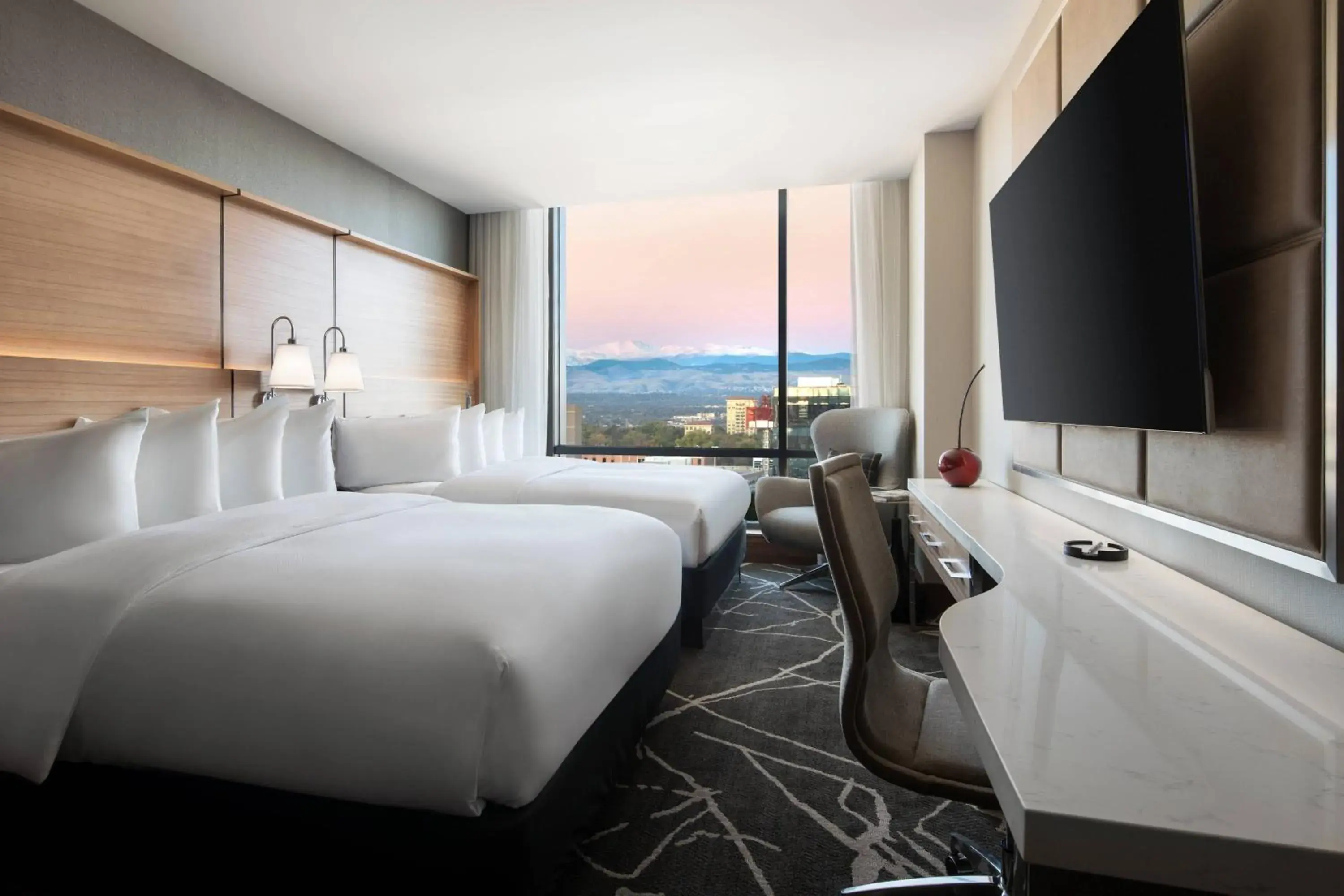 Guest room, 2 Queen, Mountain view in The Jacquard, Autograph Collection Guest room, 2 Queen, Mountain view in The Jacquard, Autograph Collection