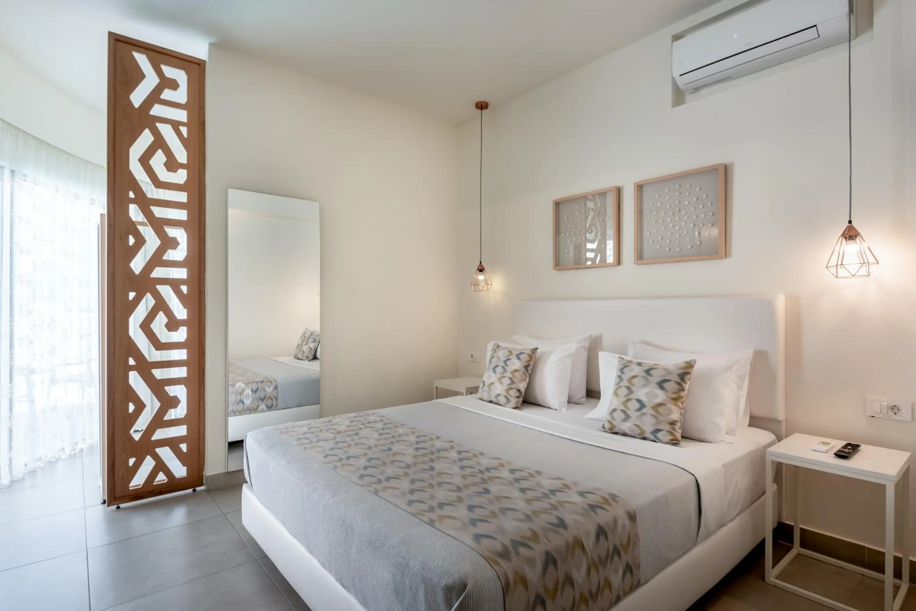 Bedroom, Bed in Aloe Boutique Hotel & Suites - adults only